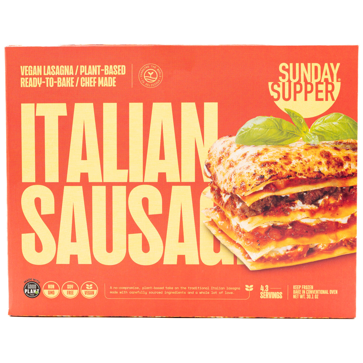 Sunday Supper Lasagna Italian Sausage