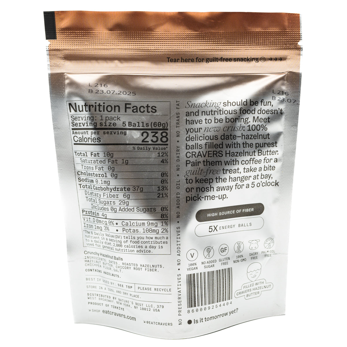 CRAVERS Hazelnut Balls Crunchy