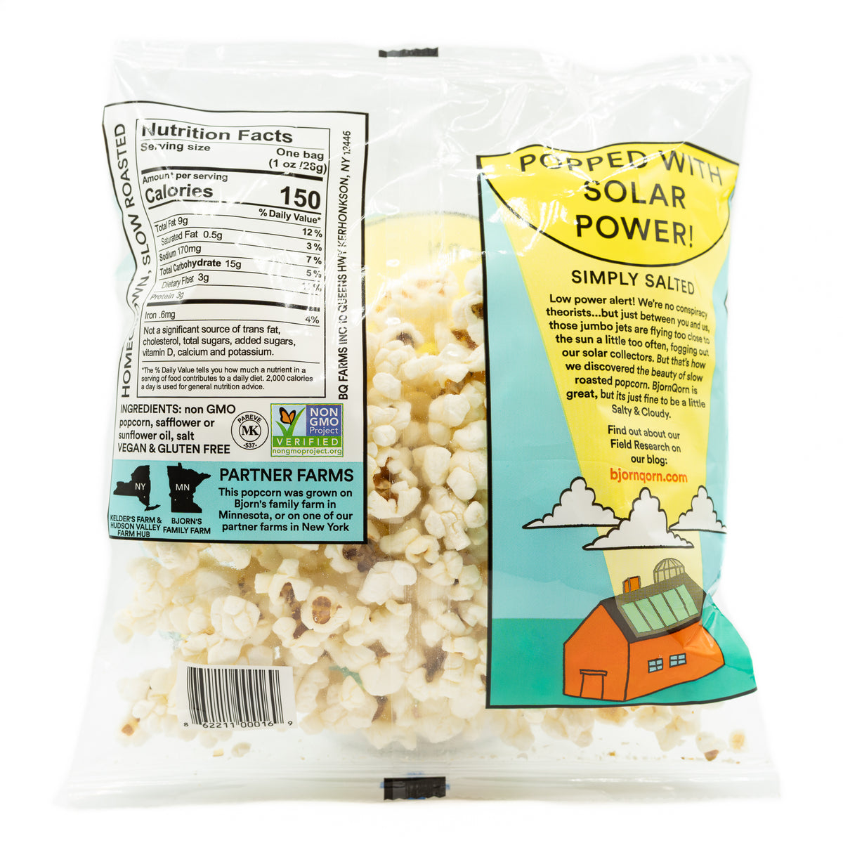 Bjorn Qorn Popcorn Cloudy Mini