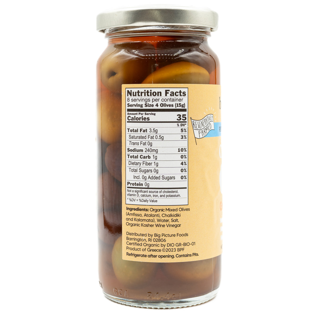 Big Picture Olives Greek Mix