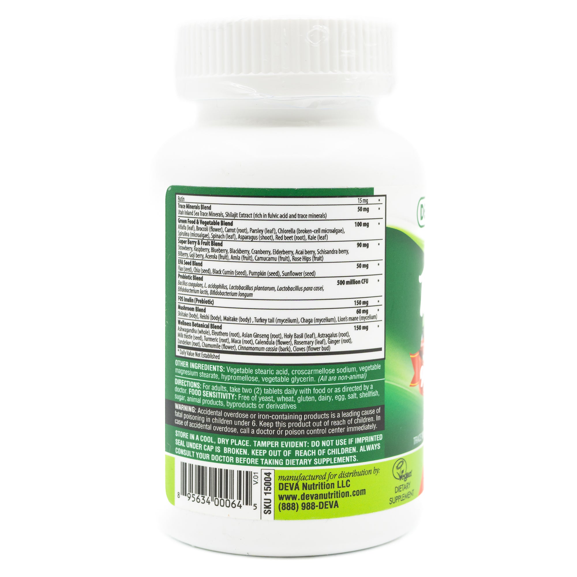 Deva Multi Vitamin + Iron