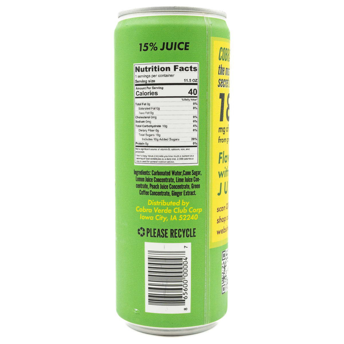 Cobra Verde Ginger &amp; Juice