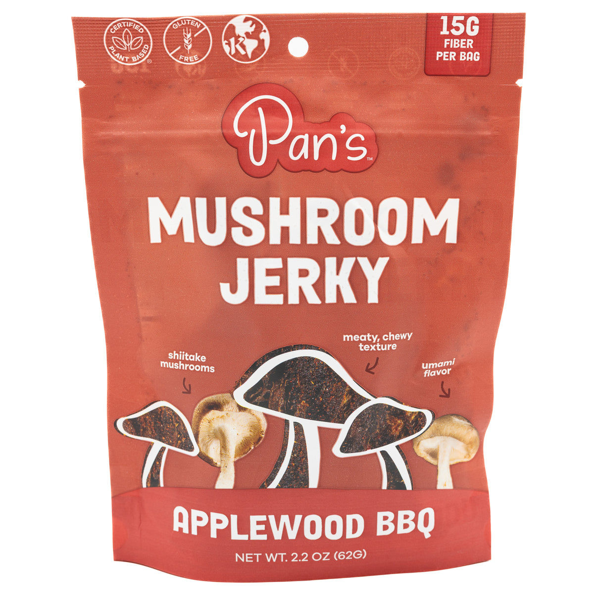 Pans Mushroom Jerky Applewood BBQ