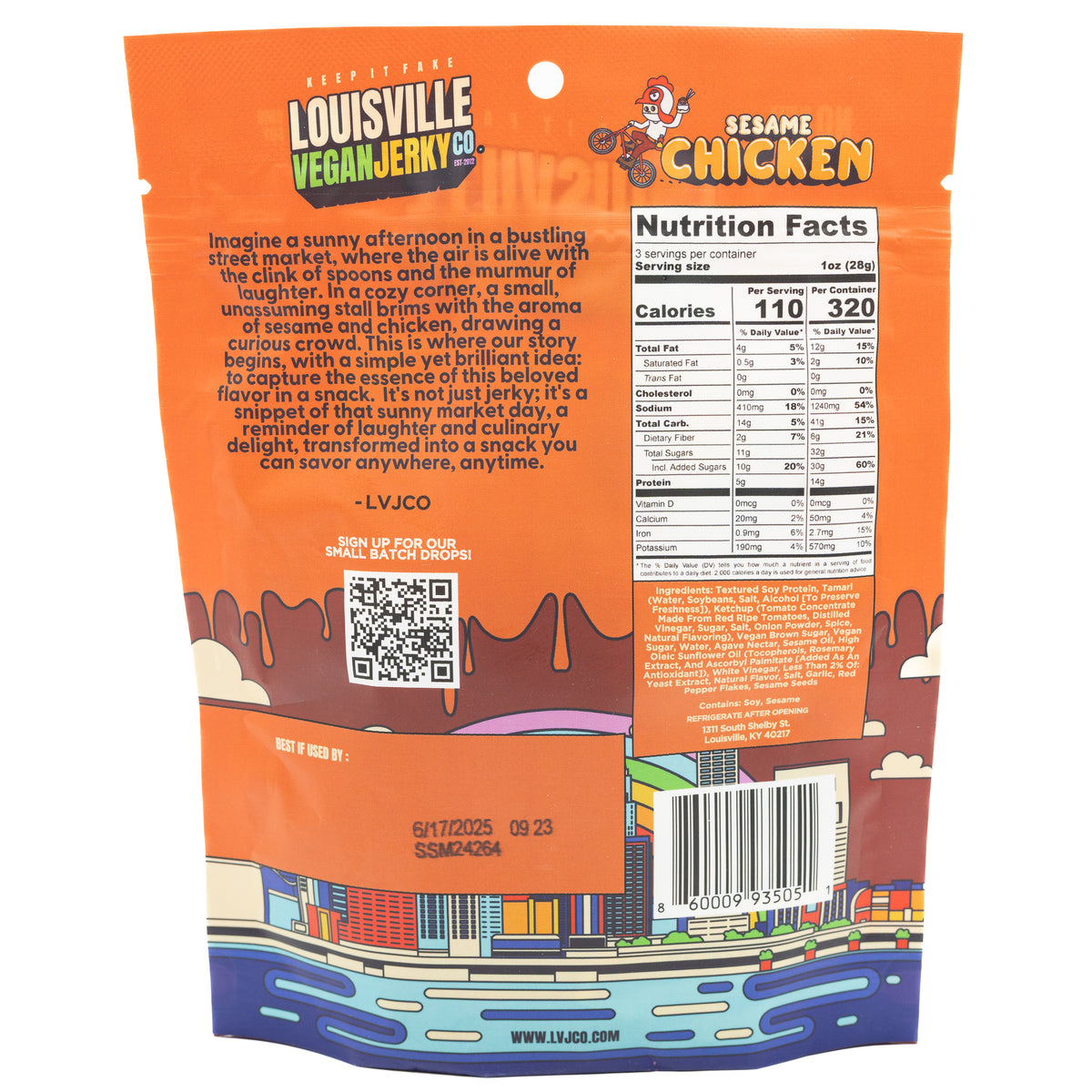 Louisville Jerky Sesame Chicken