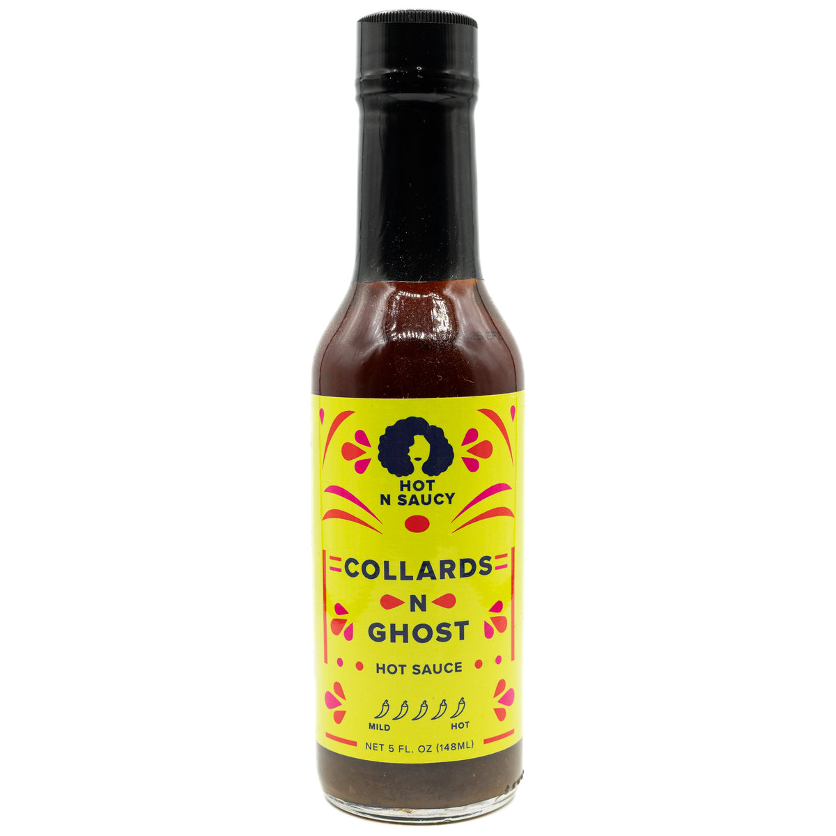 Hot N Saucy Hot Sauce Collards N Ghost