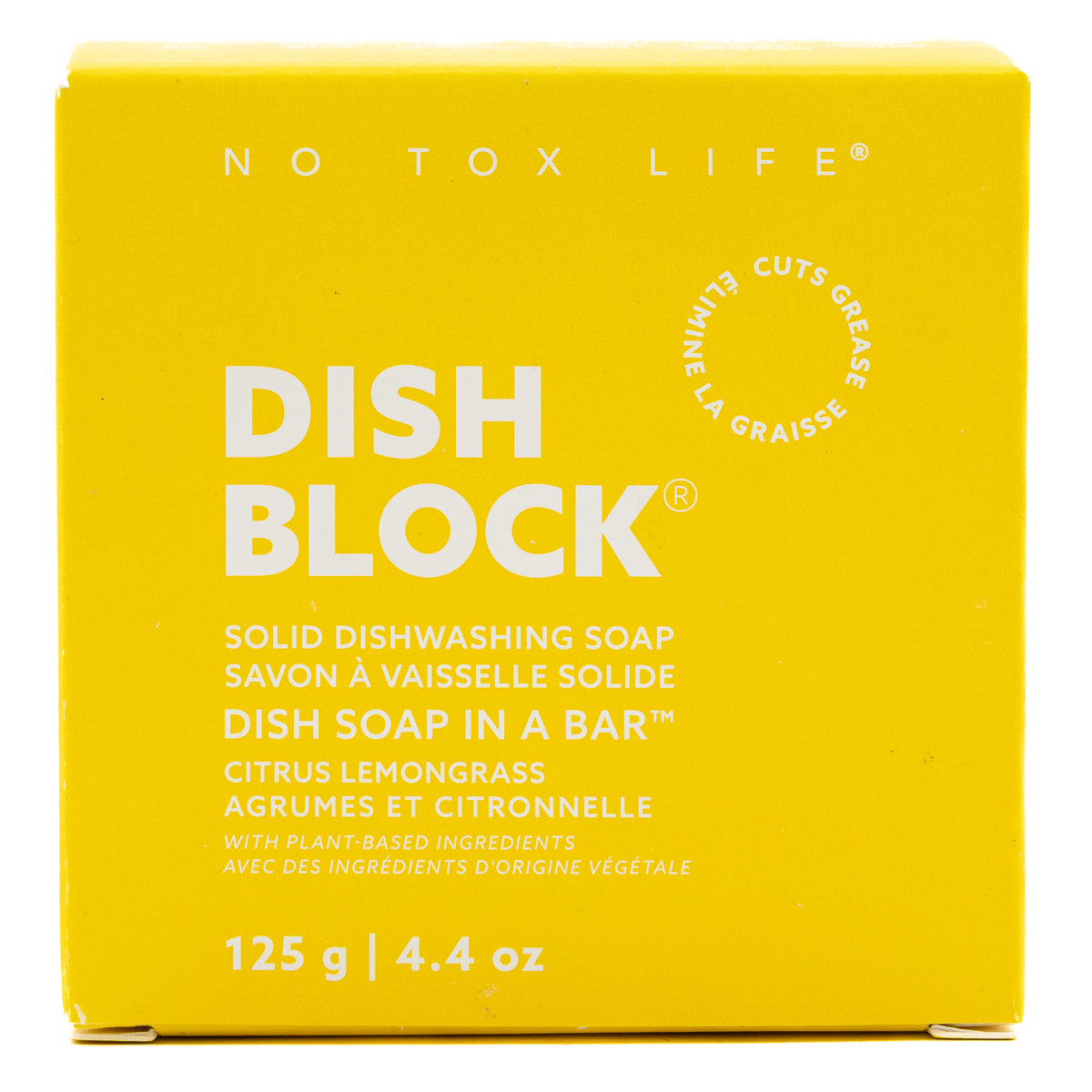 No Tox Life Dish Washing Block Citrus Lemongrass