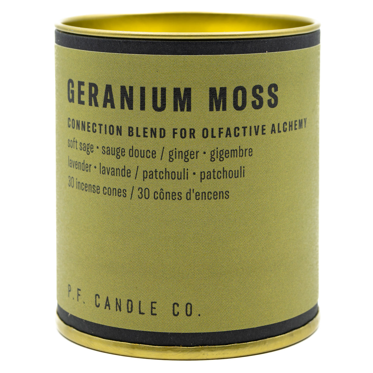 PF Candle Co Incense Cones Geranium Moss