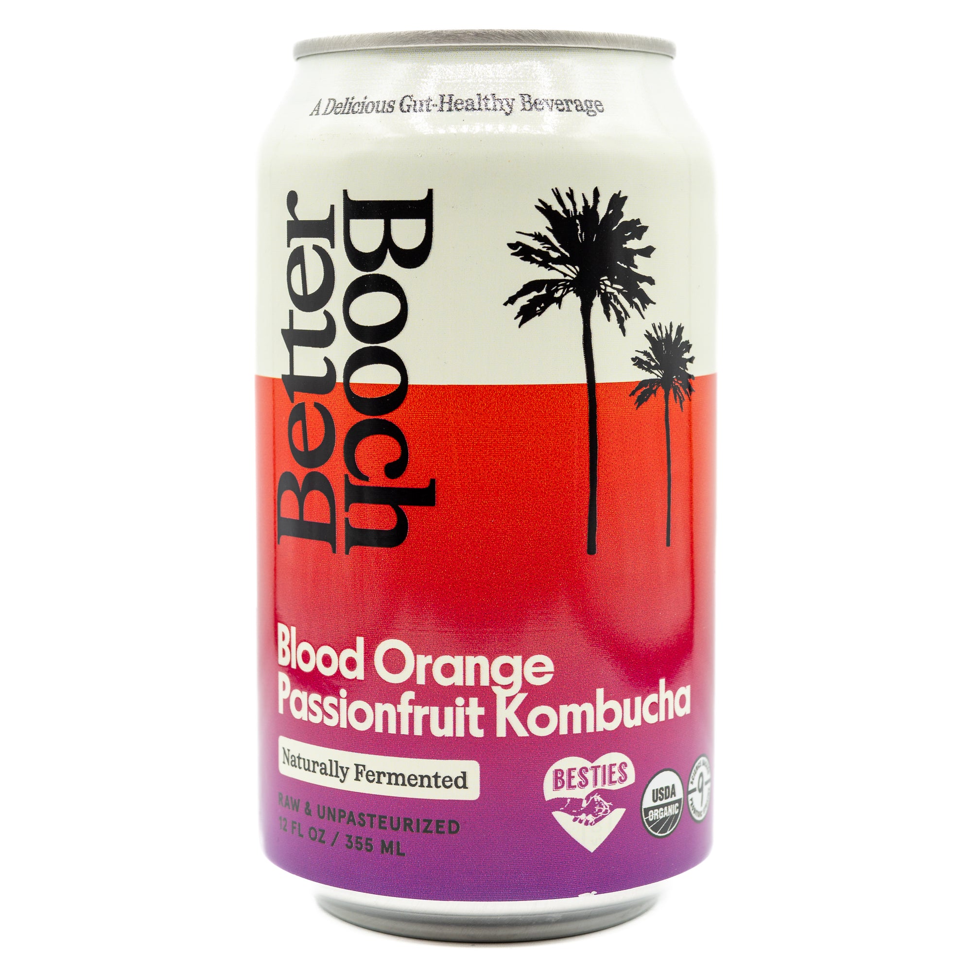 BESTIES x Better Booch Kombucha Passionfruit Blood Orange