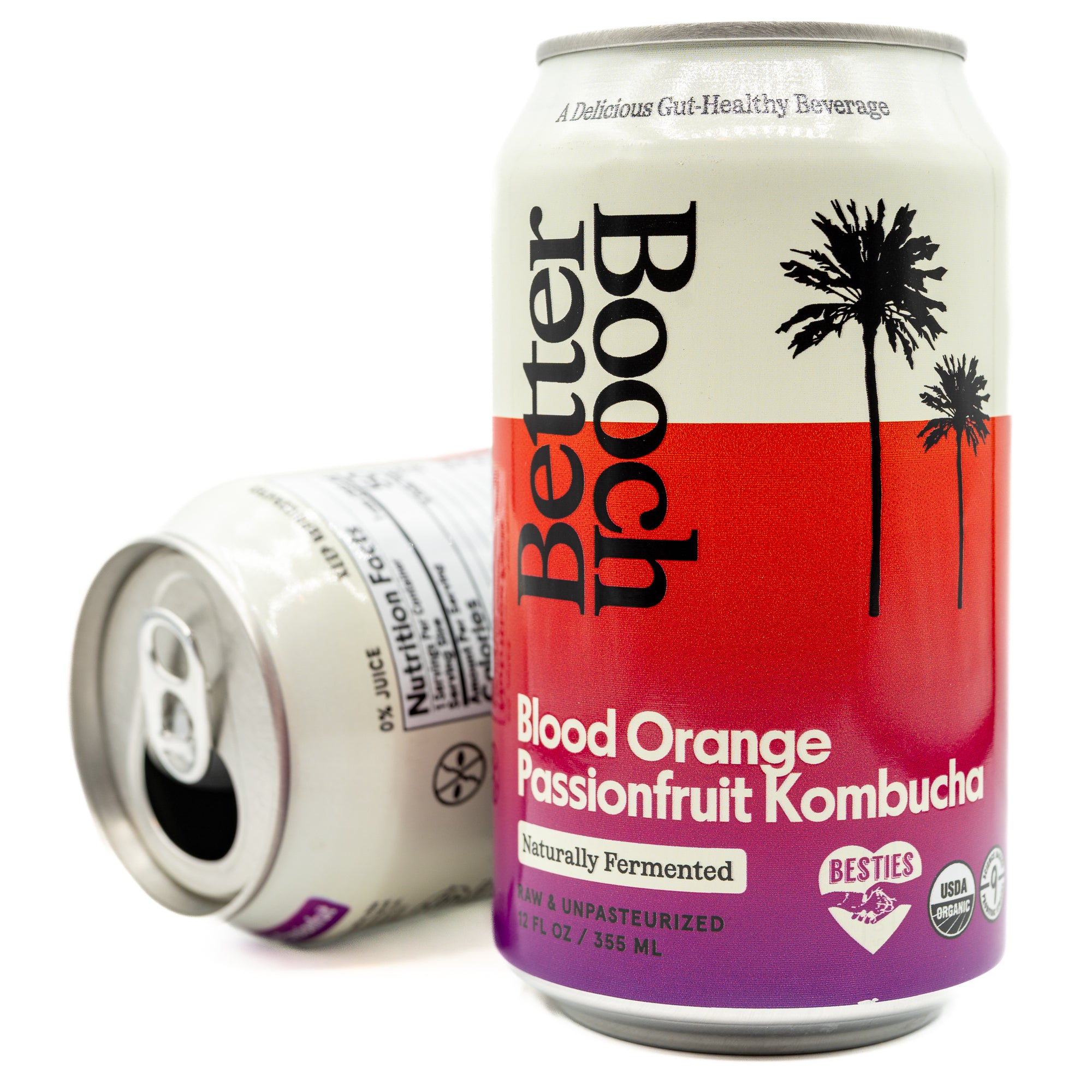 BESTIES x Better Booch Kombucha Passionfruit Blood Orange