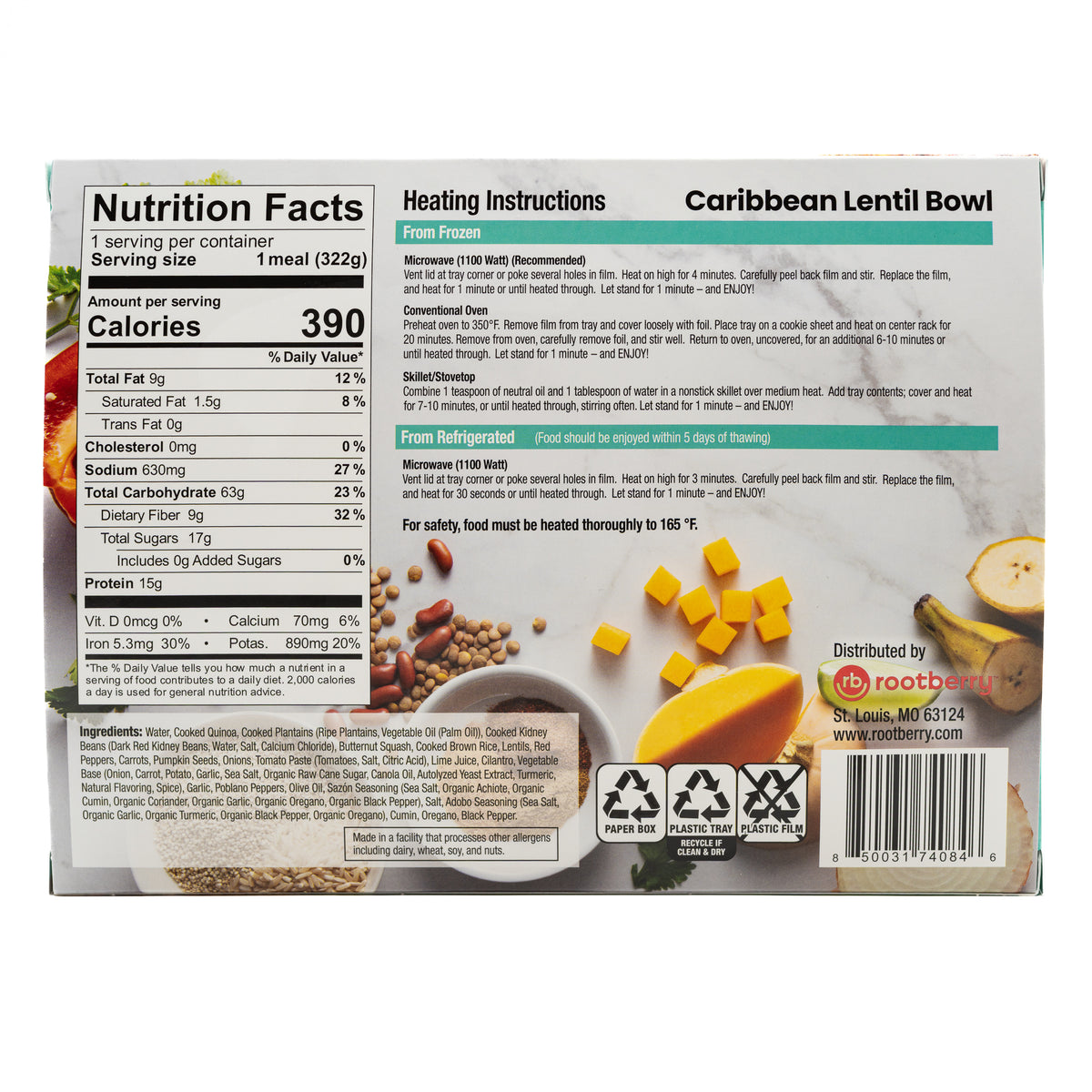 Rootberry Carribean Lentil