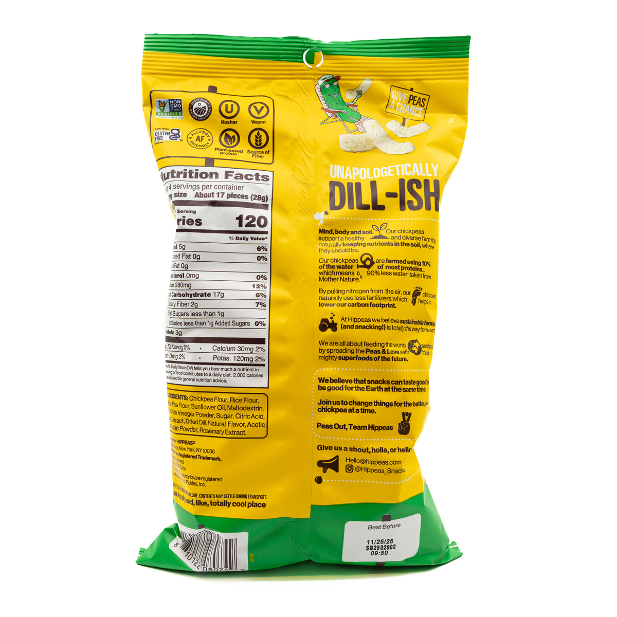 Hippeas Grillos Dill Pickle