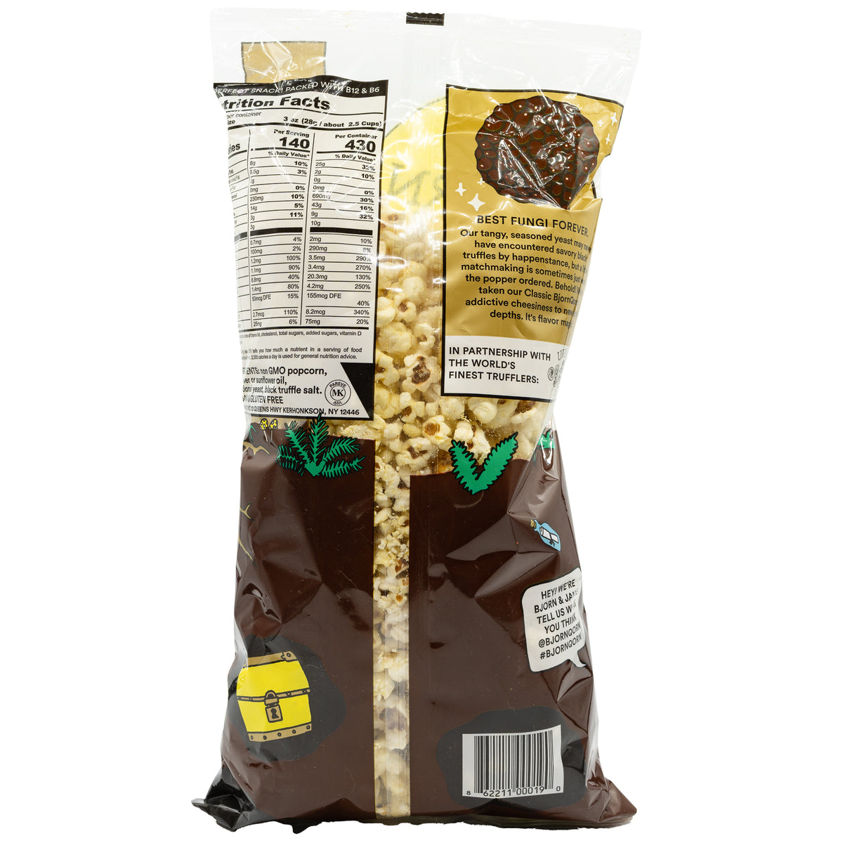 Bjorn Qorn Popcorn Earth