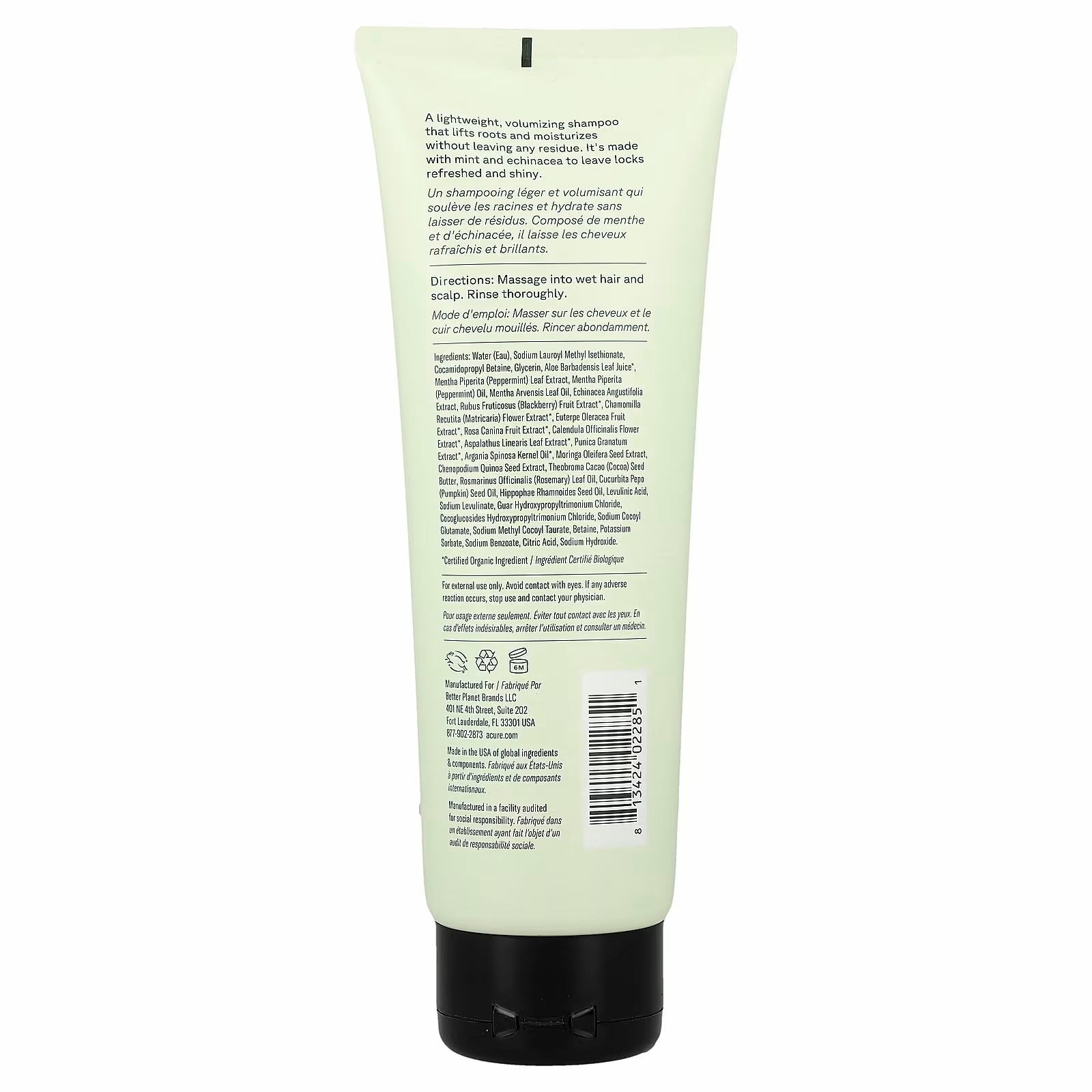 Acure Shampoo Volume