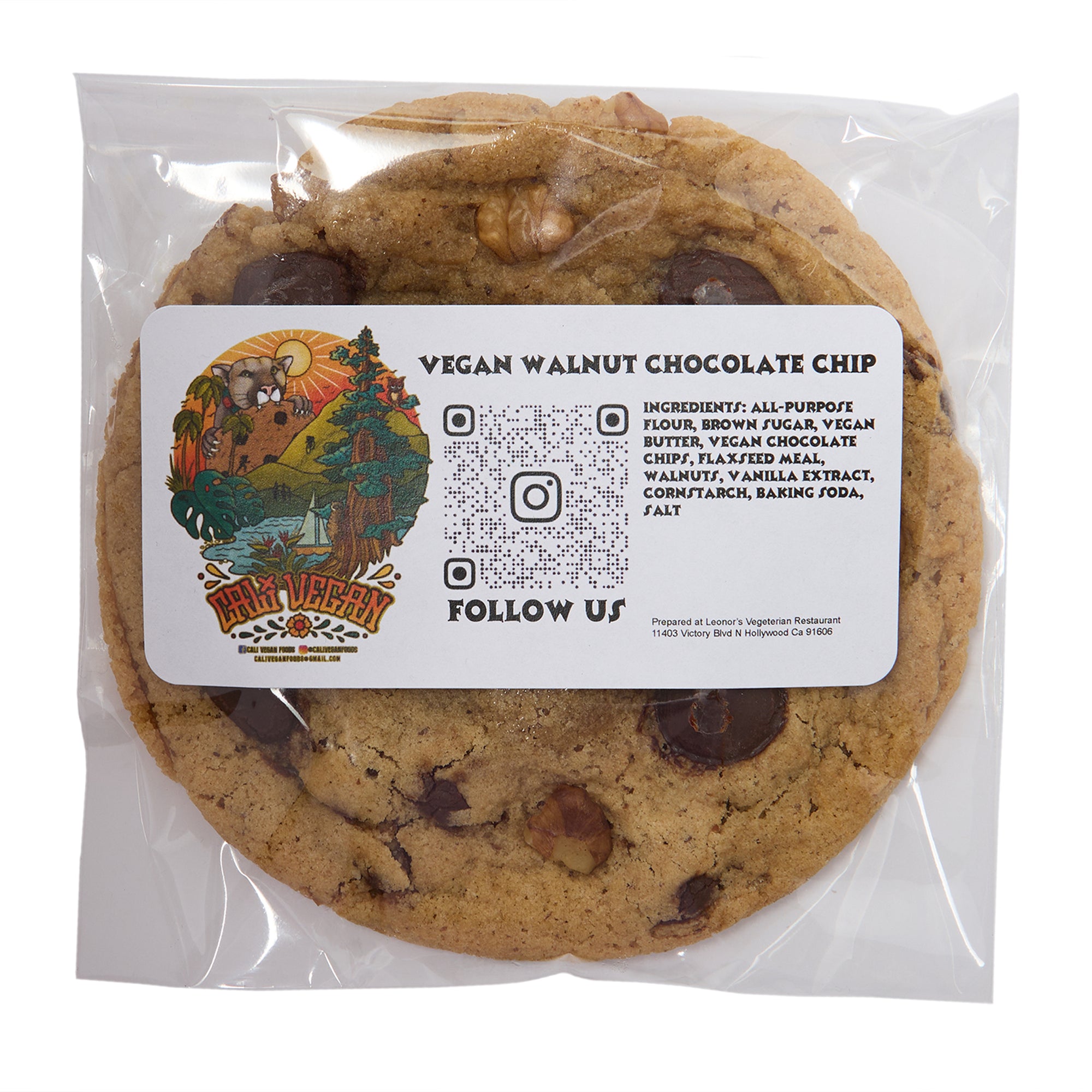Cali Vegan Cookie Walnut Chocolate Chip