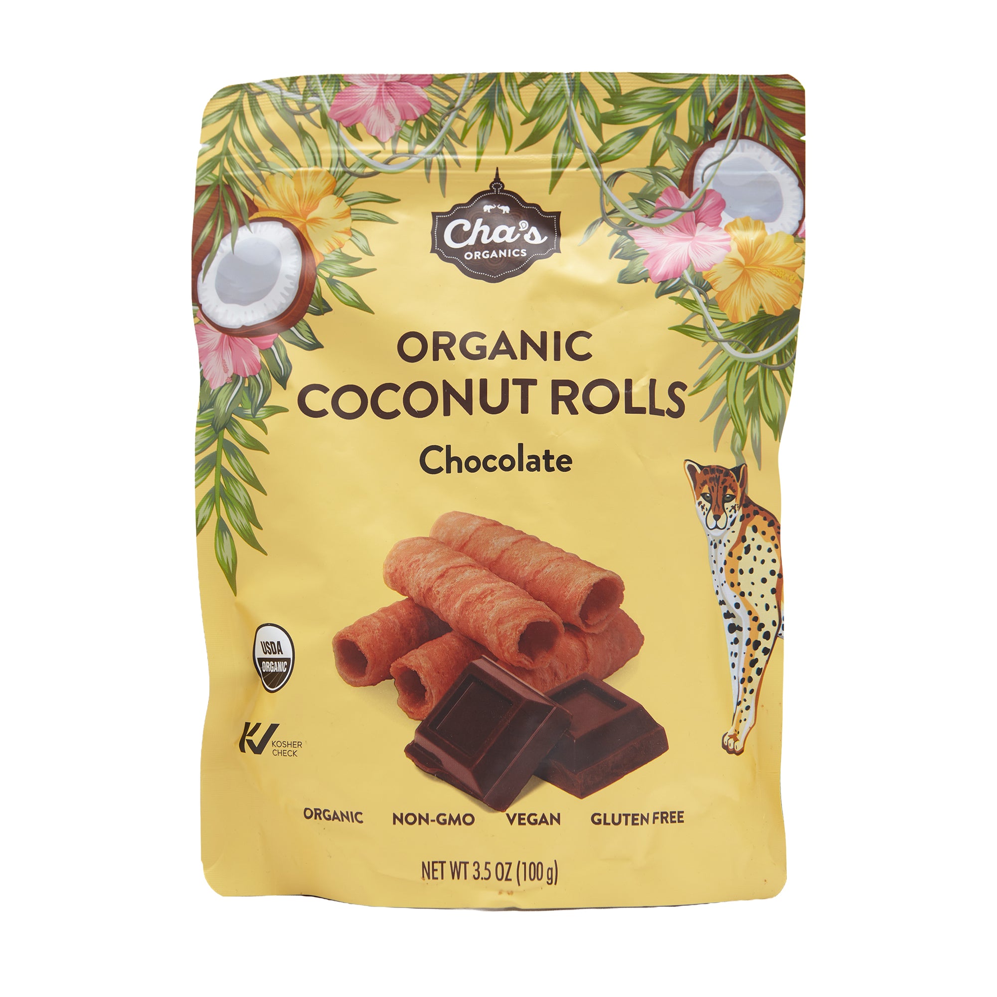 Cha Coconut Rolls Chocolate