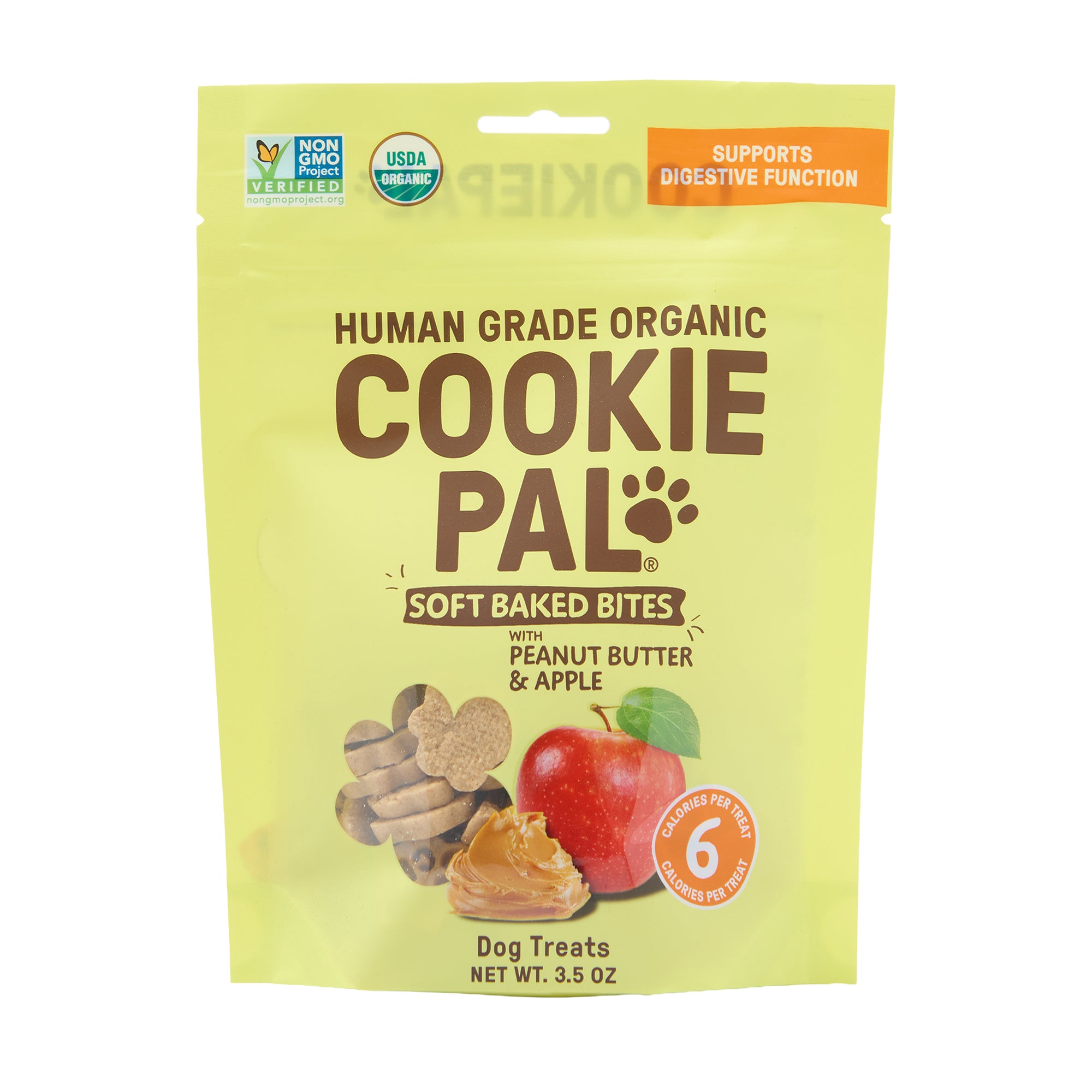 Cookie Pal Dog Treat Soft Bite Peanut Butter Apple