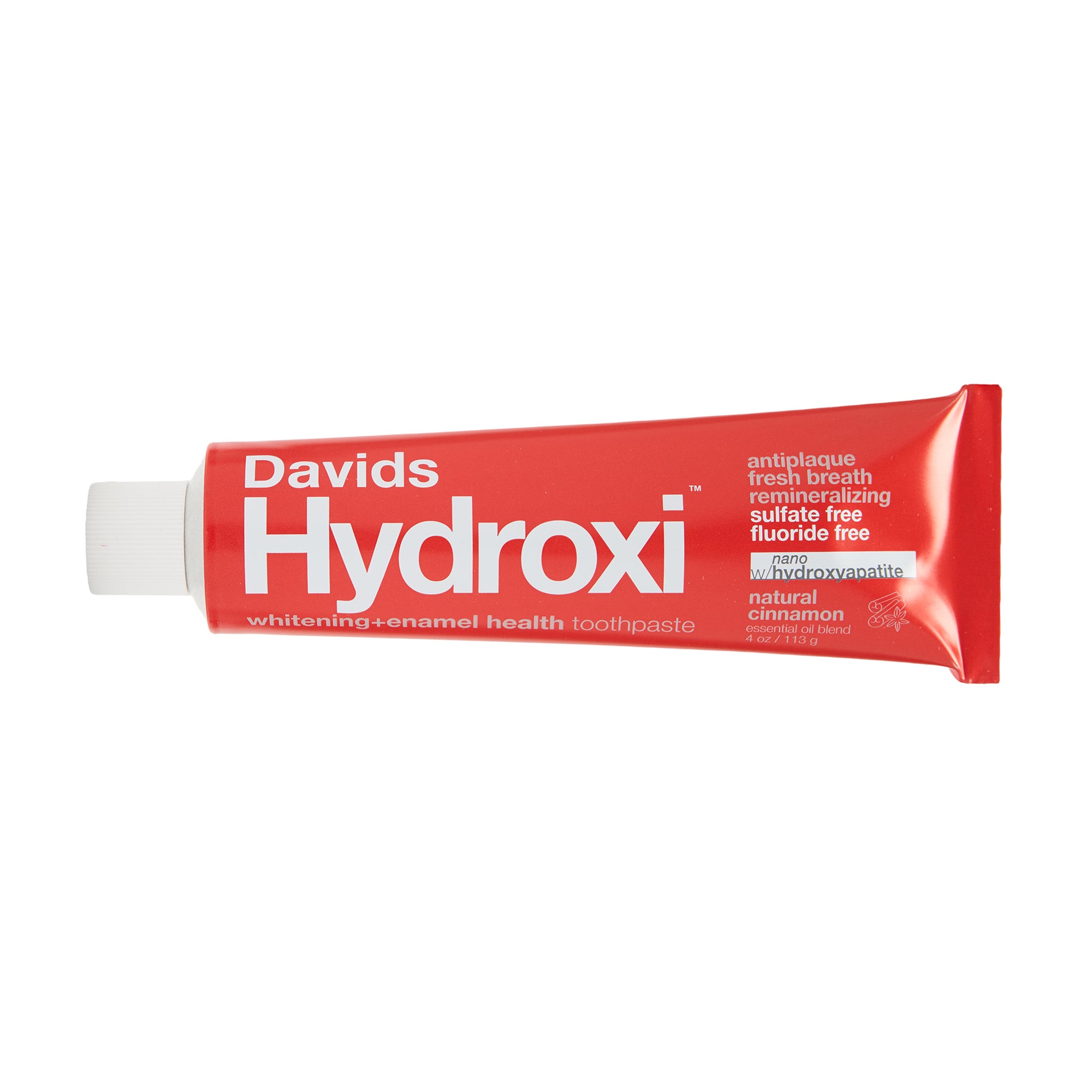 Davids Natural Toothpaste Whitening + Enamel Health Cinnamon