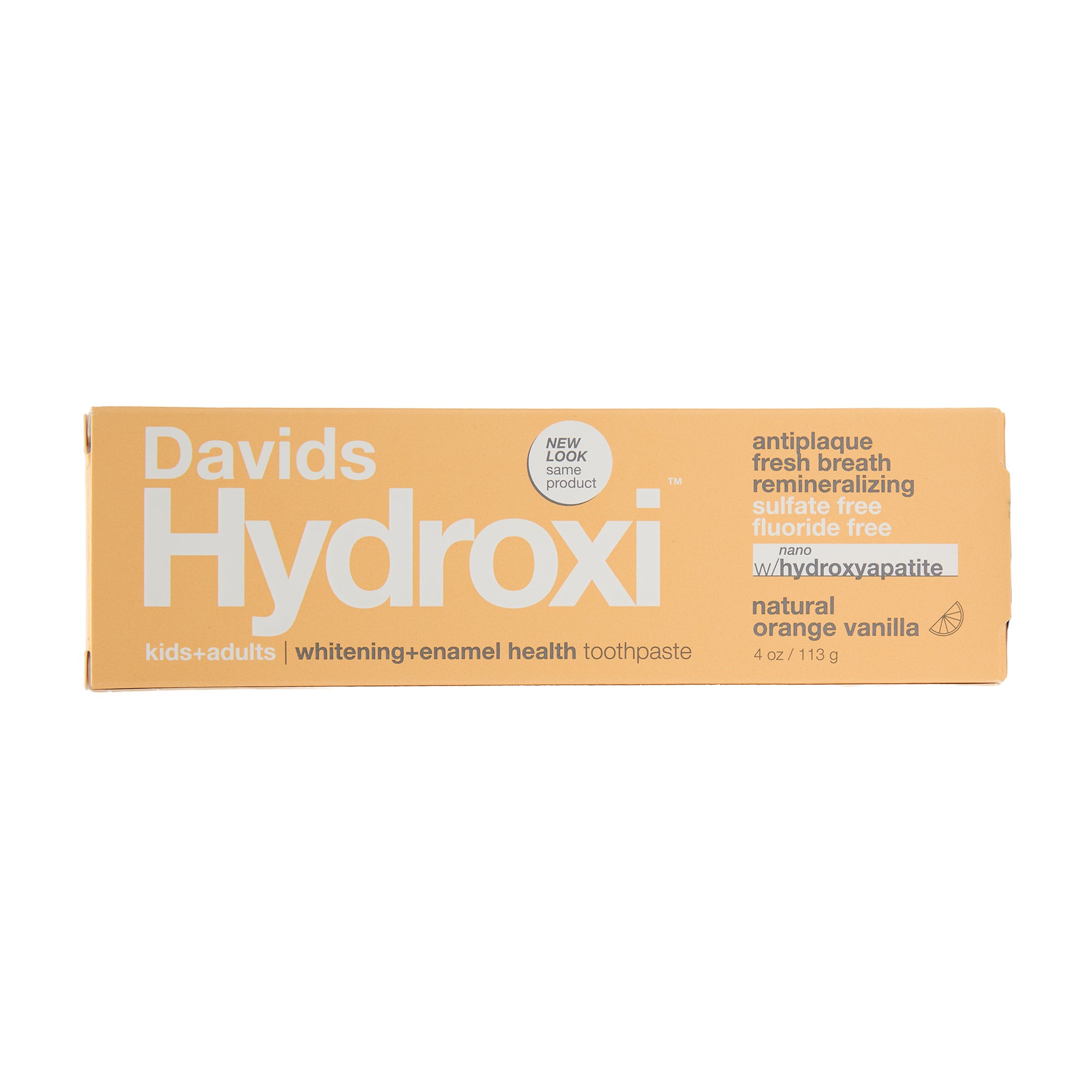 Davids Natural Toothpaste Orange + Vanilla