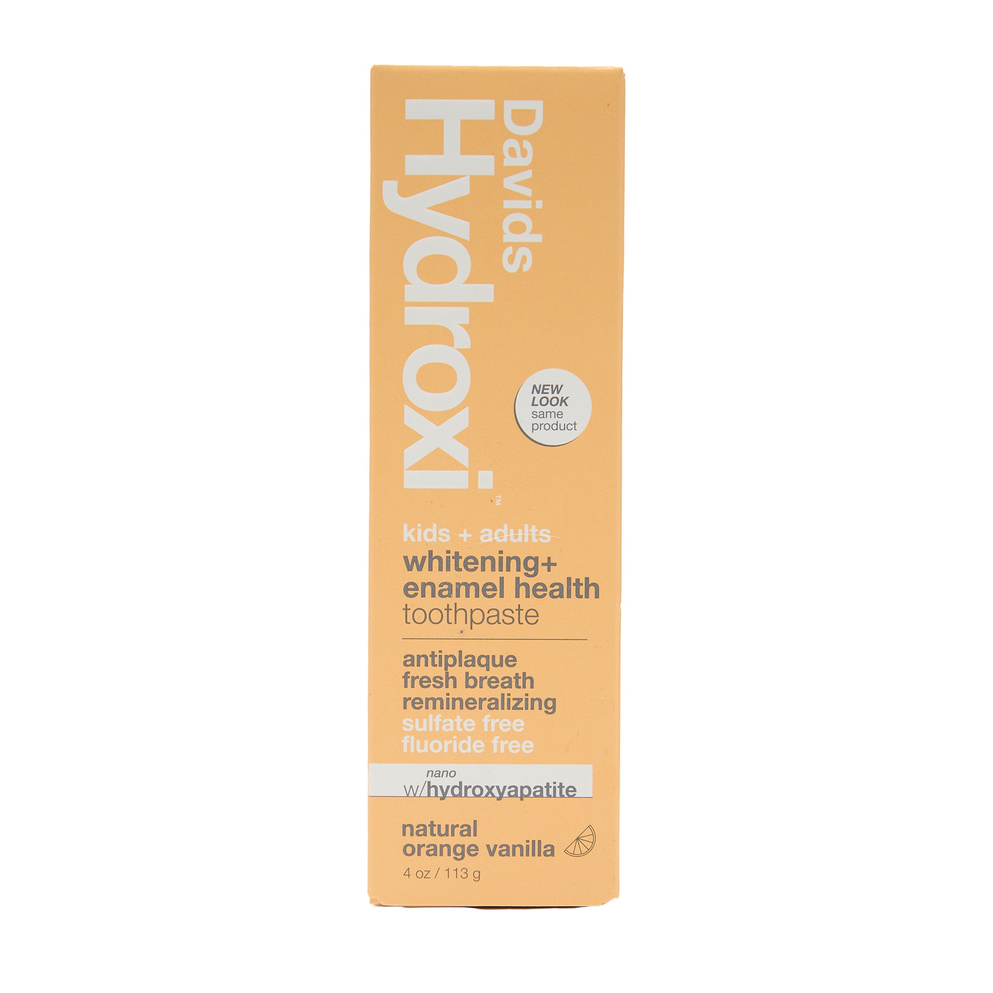 Davids Natural Toothpaste Orange + Vanilla