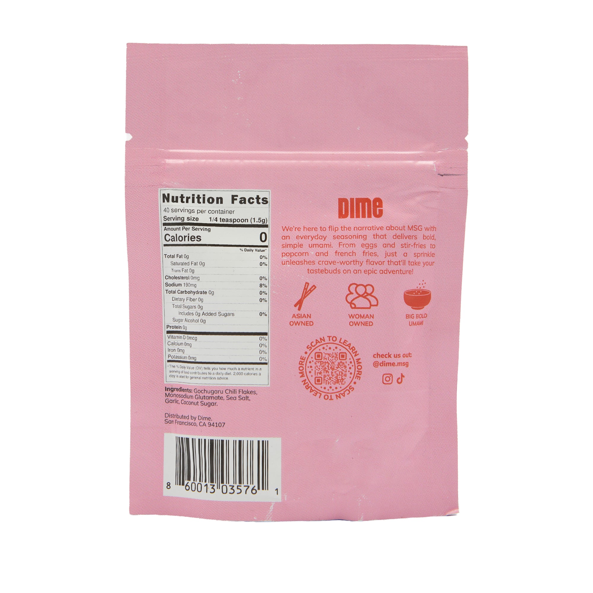 Dime MSG Seasoning Korean Chili