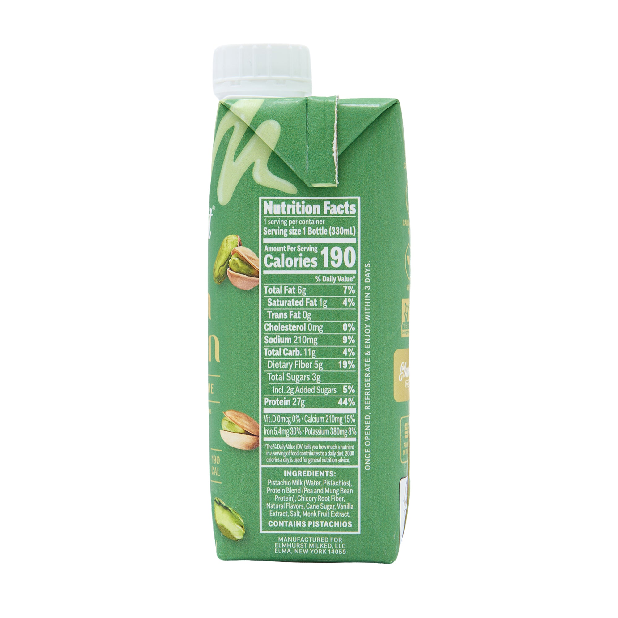 Elmhurst Protein Shake Pistachio Creme