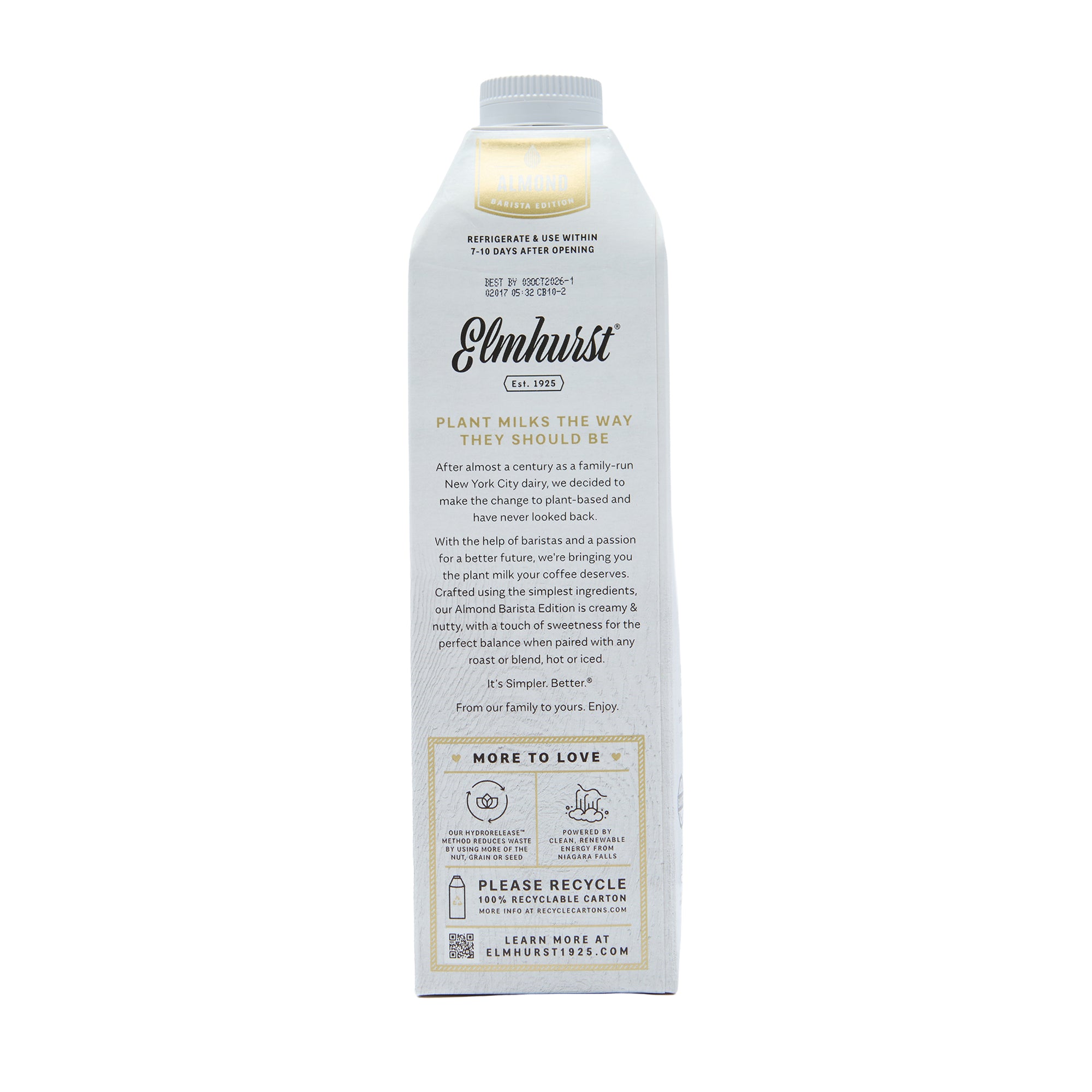 Elmhurst Barista Almond
