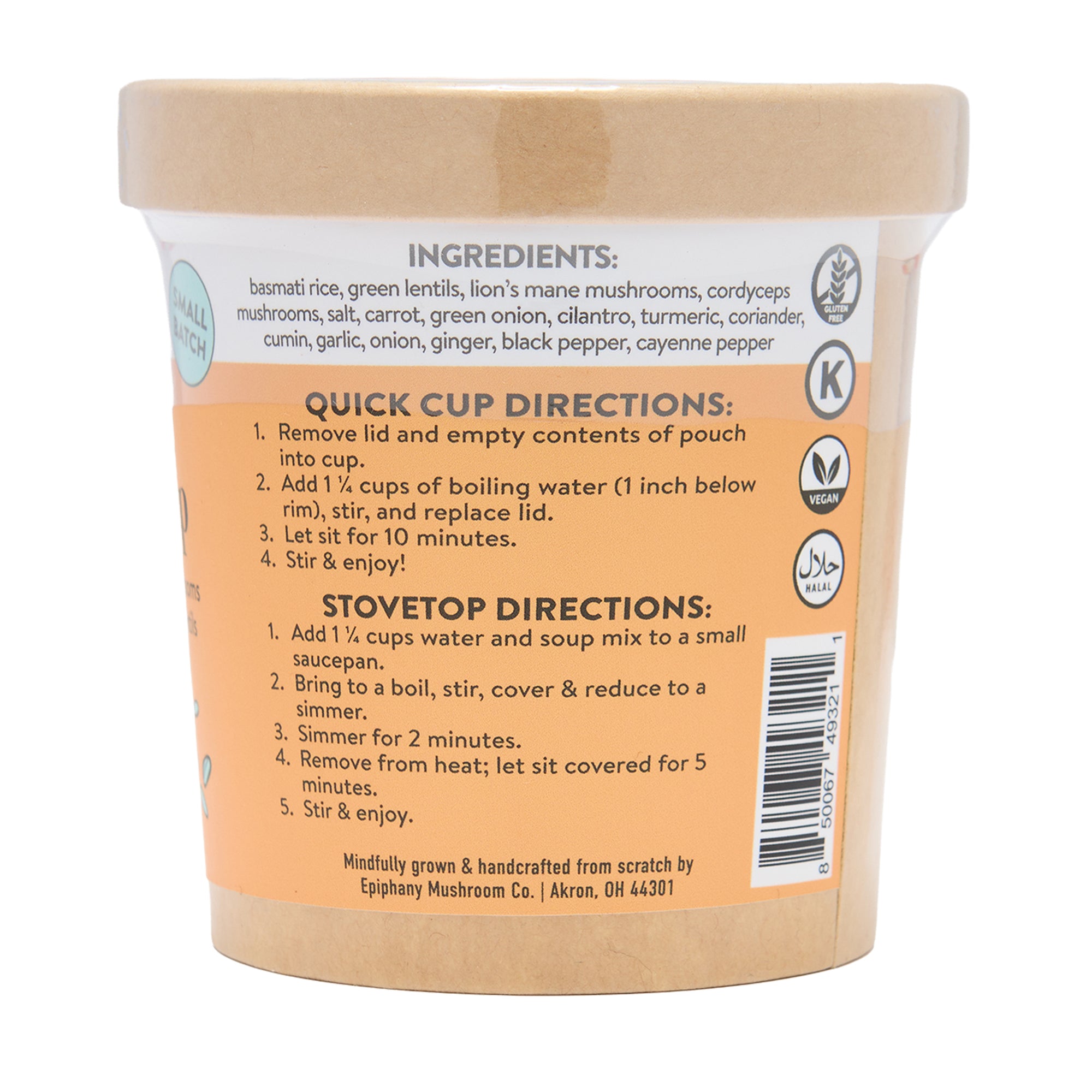 Epiphany Mushroom Co Instant Soup Golden Curry