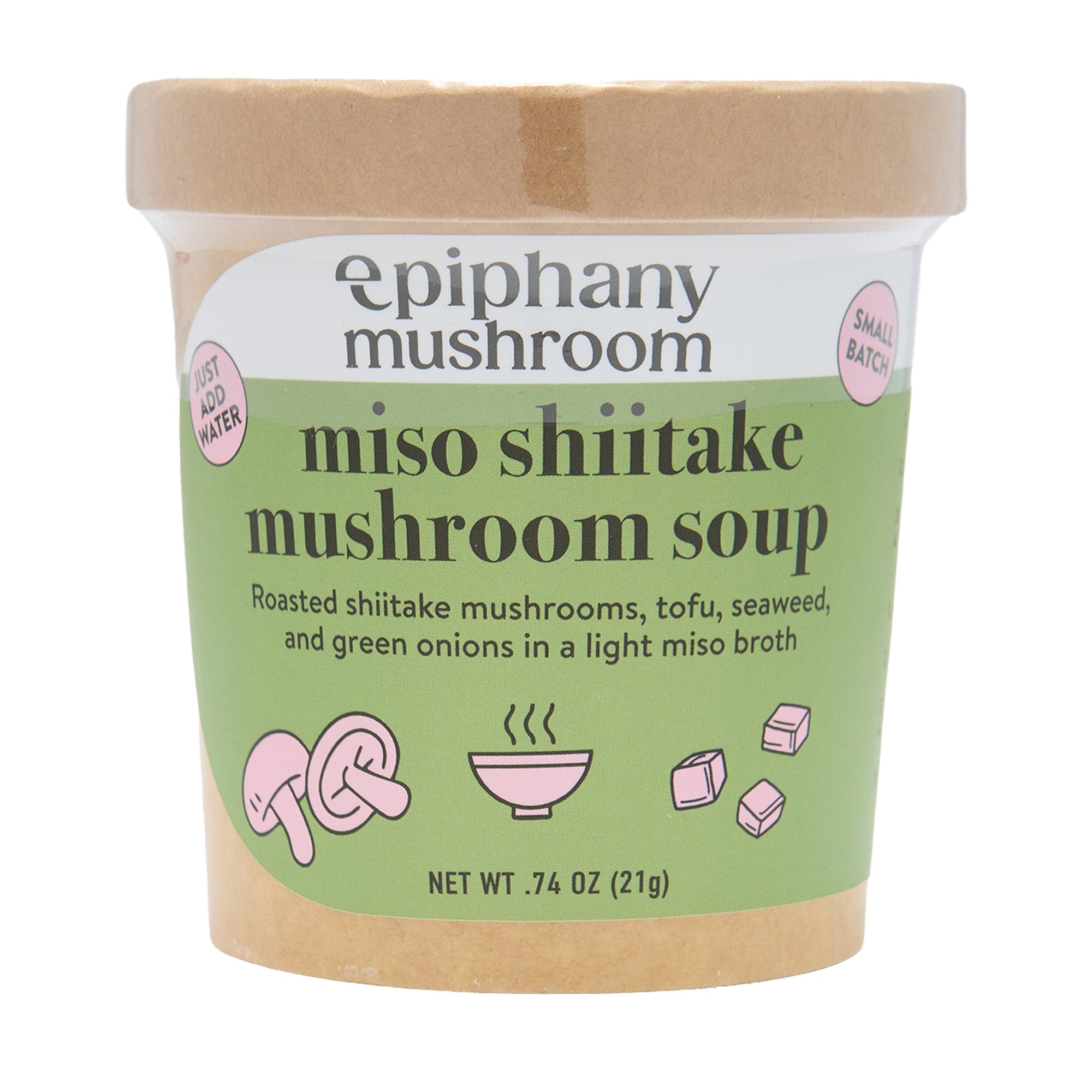 Epiphany Mushroom Co Instant Soup Miso Shiitake