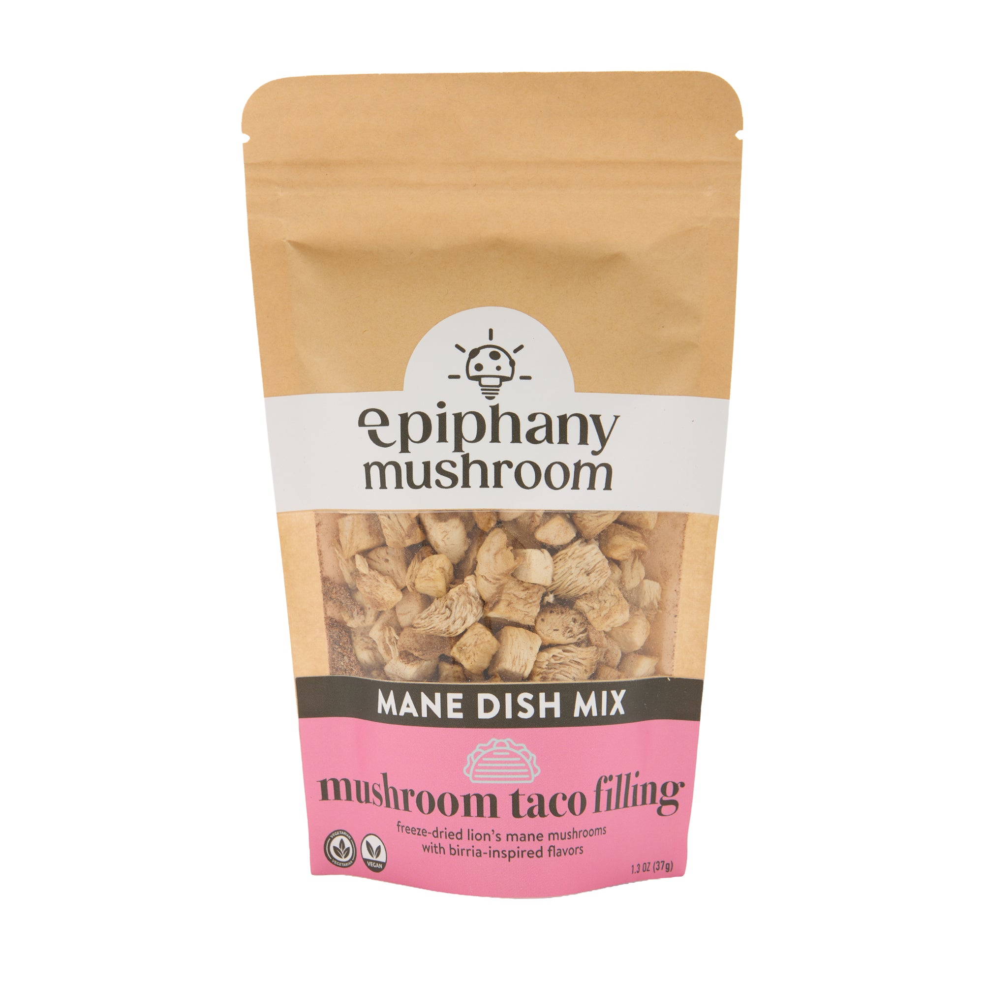 Epiphany Mushroom Co Lions Mane Taco Mix