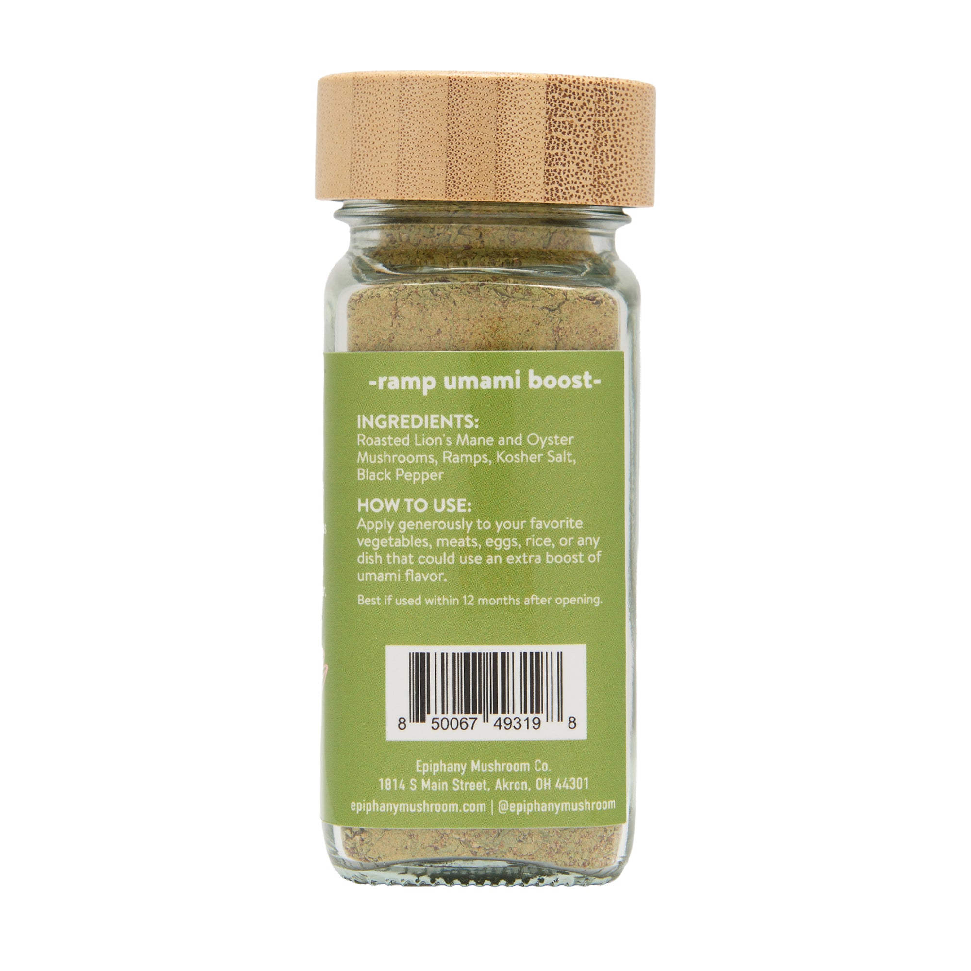 Epiphany Mushroom Co Seasoning Ramp Umami