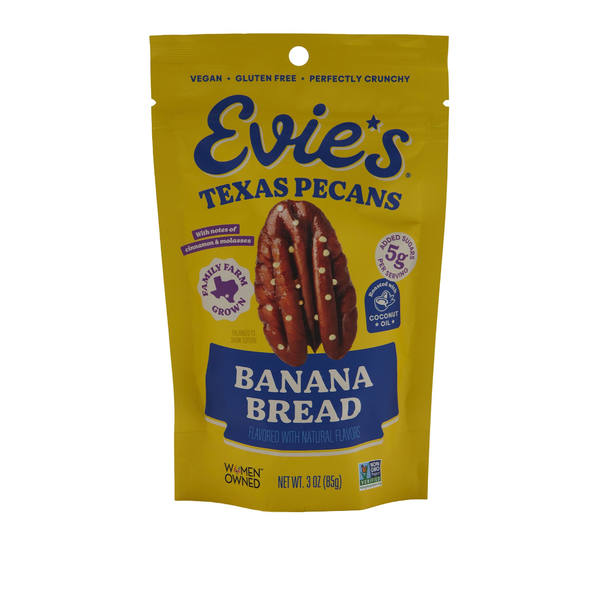 Evies Snacks Candied Pecans Banana Bread