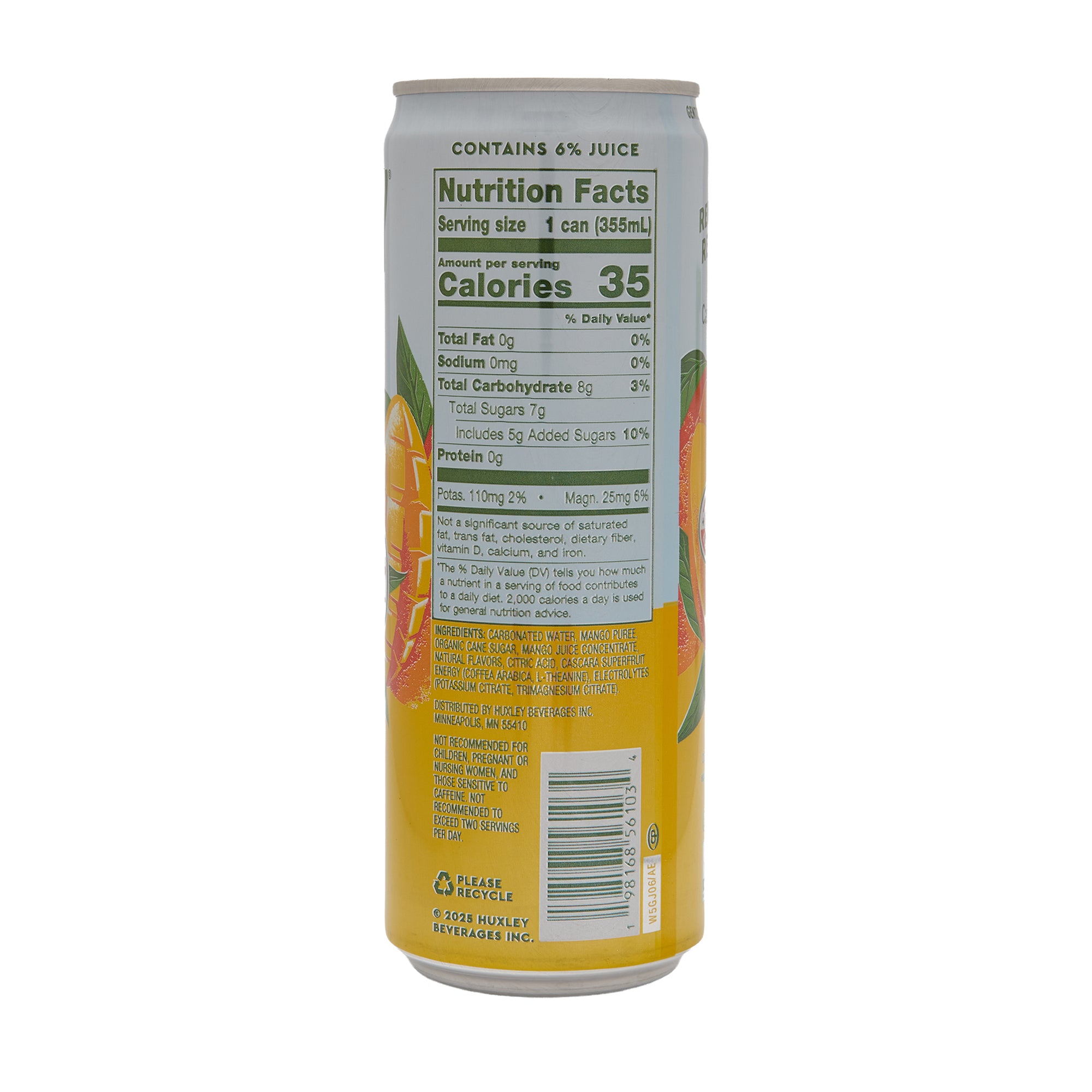 Huxley Energy Drink Mango