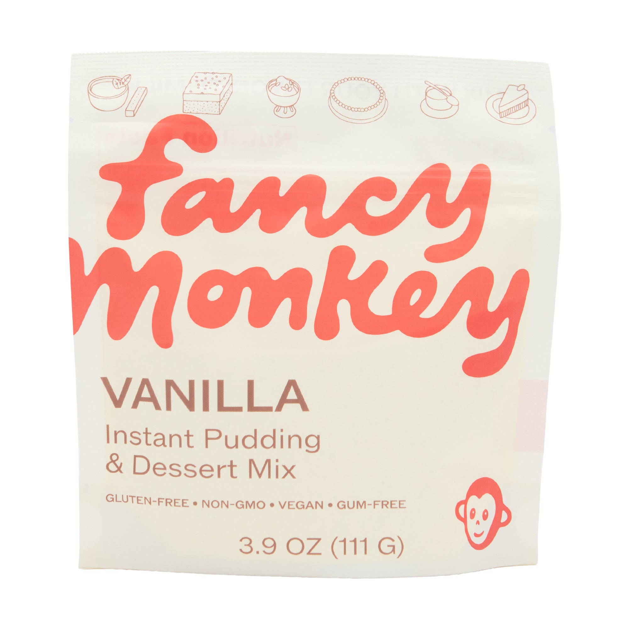 Fancy Monkey Instant Pudding Mix Vanilla