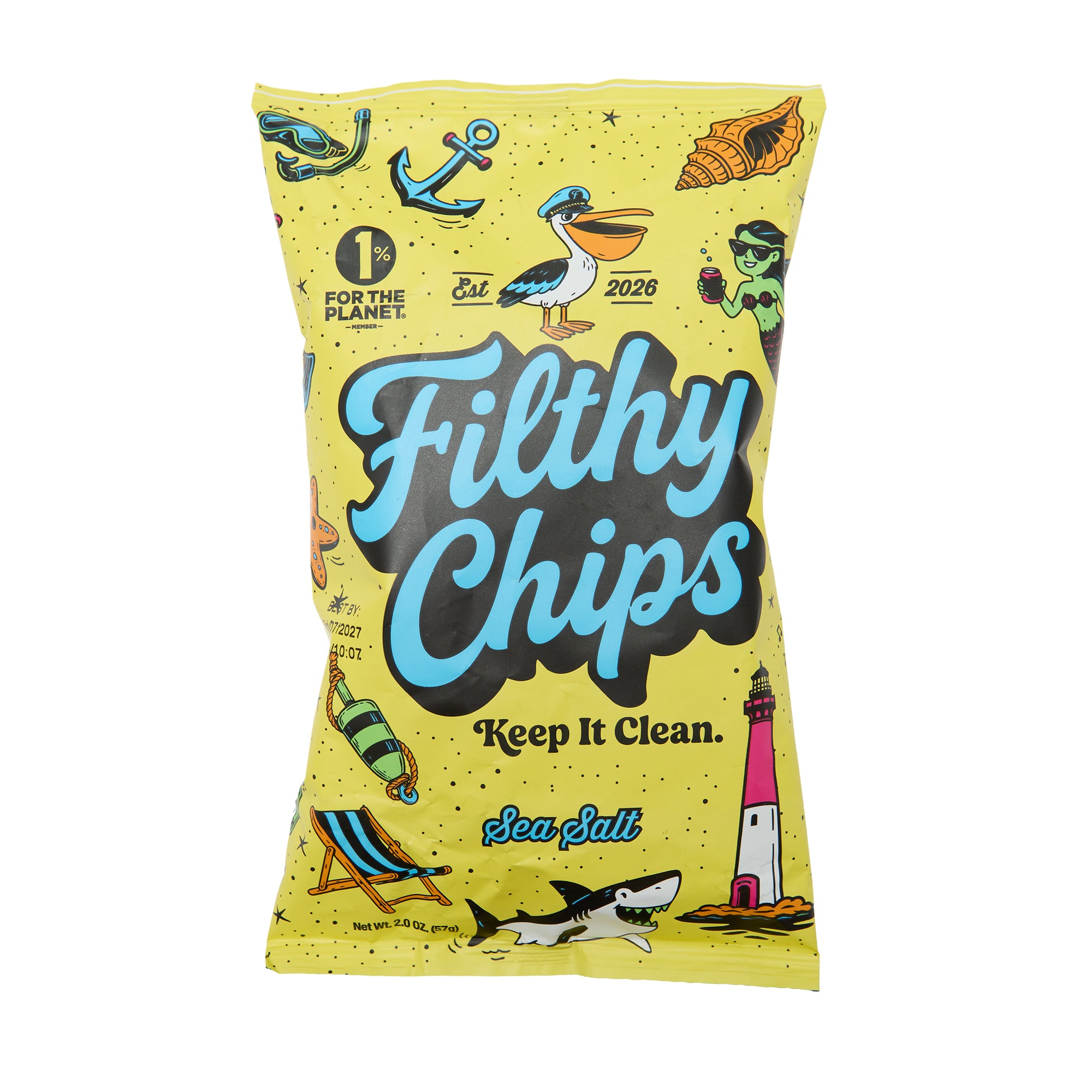 Filthy Chips Sea Salt