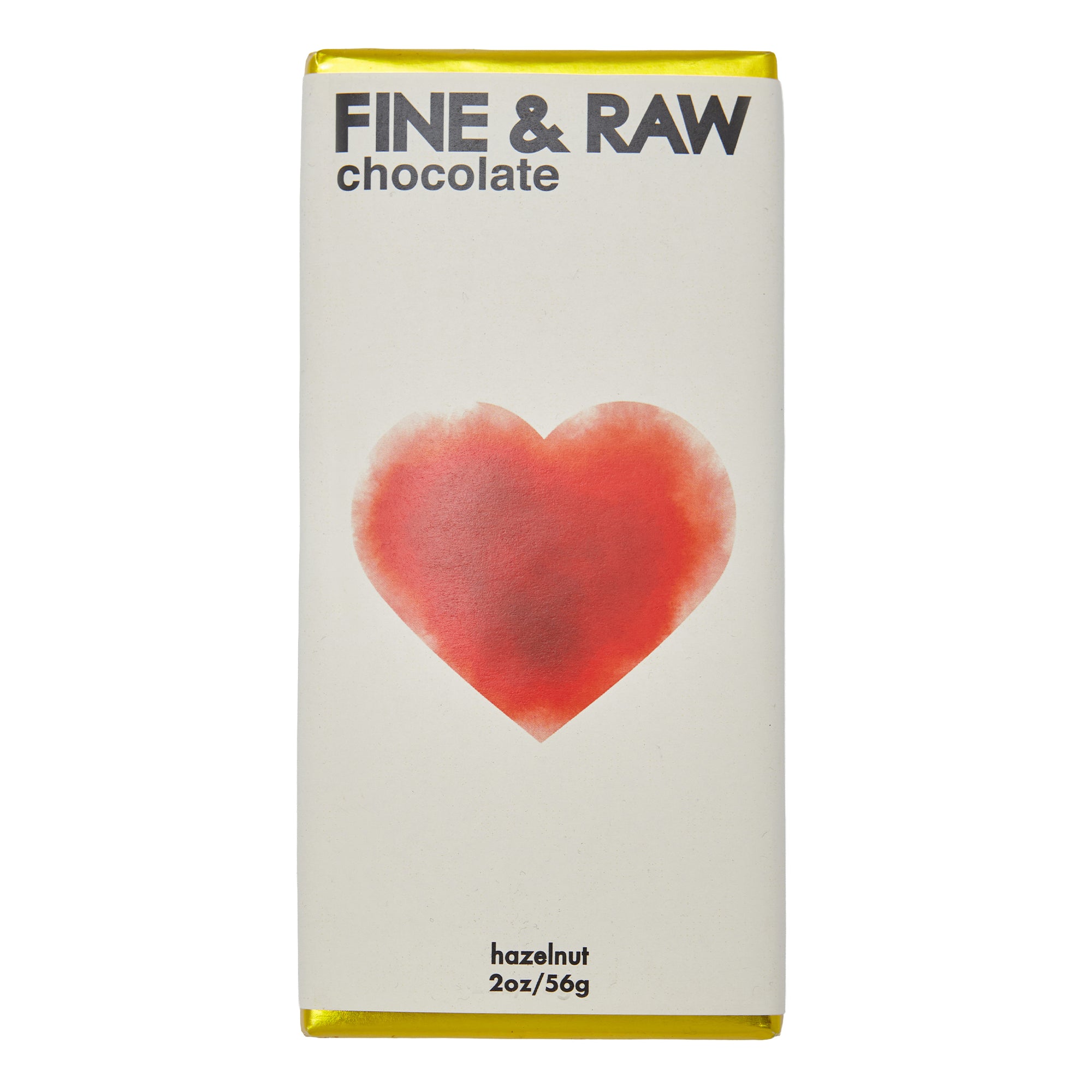 Fine & Raw Valentines Chocolate Bar Hazelnut Butter