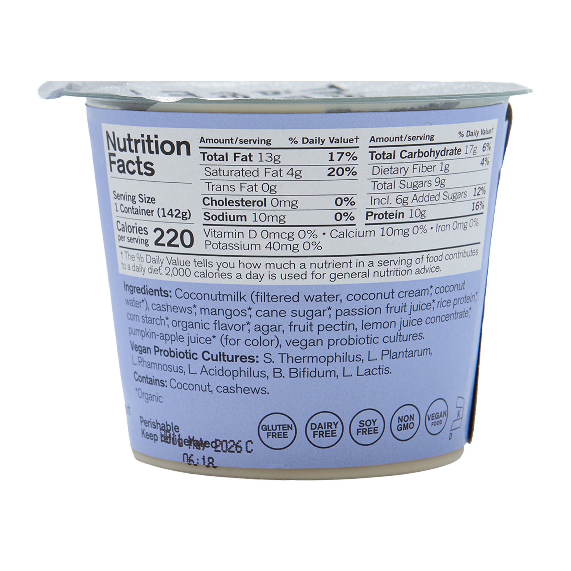 Forager Greek Yogurt Mango Passionfruit