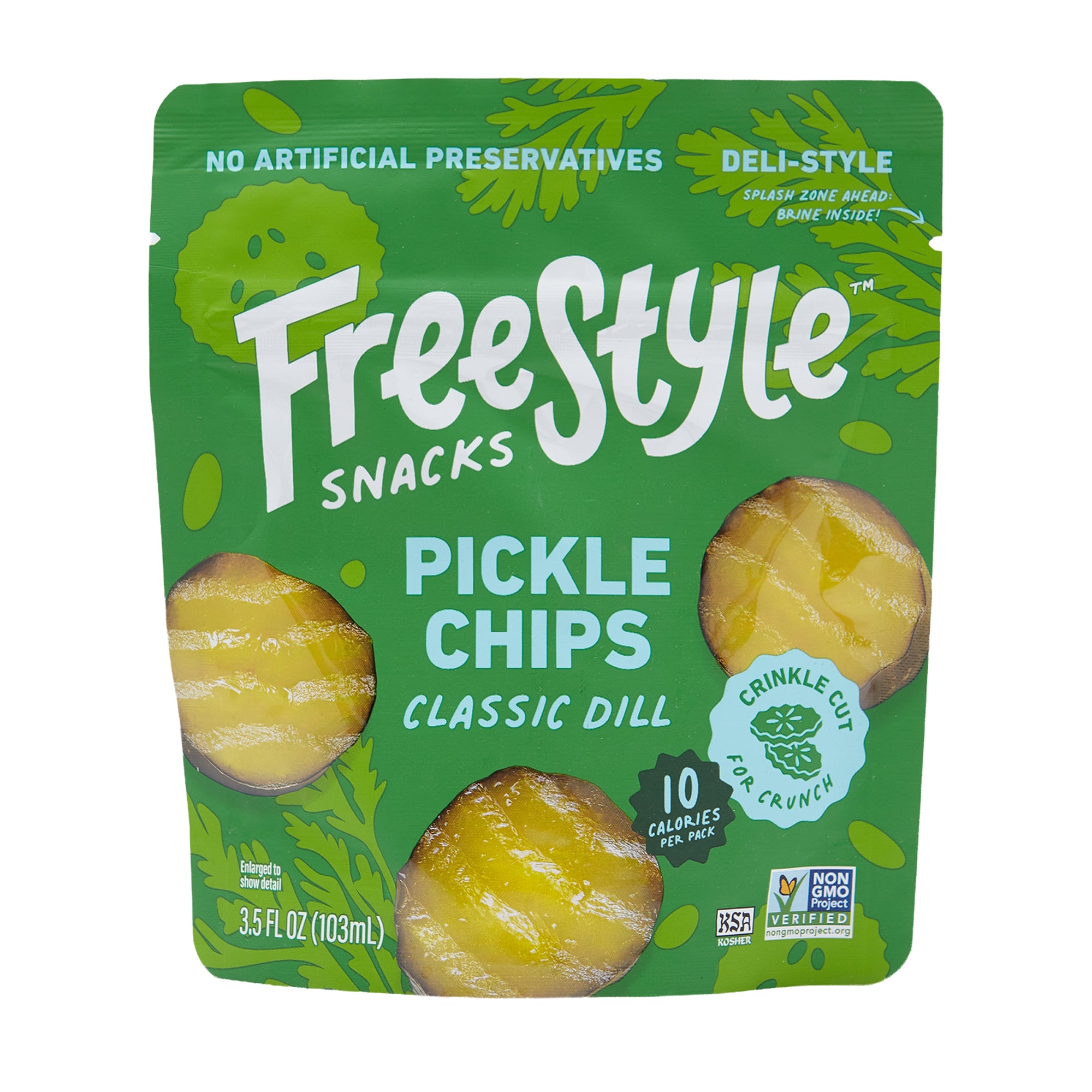 Freestyle Pickle Chips Classic Dill