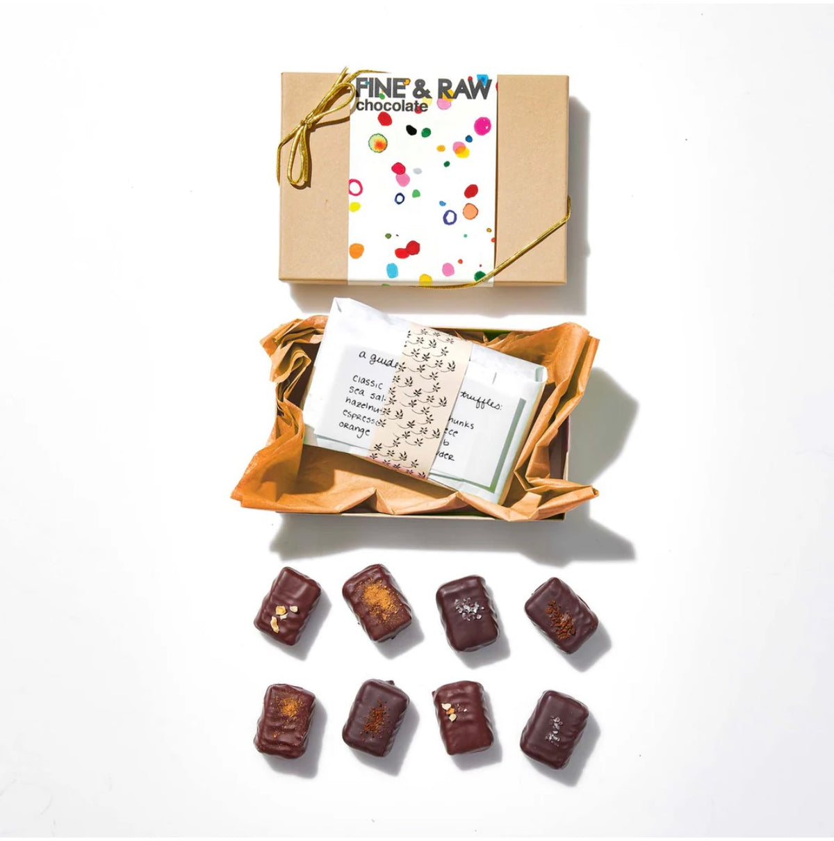 Fine &amp; Raw Holiday Truffle Box 8pc