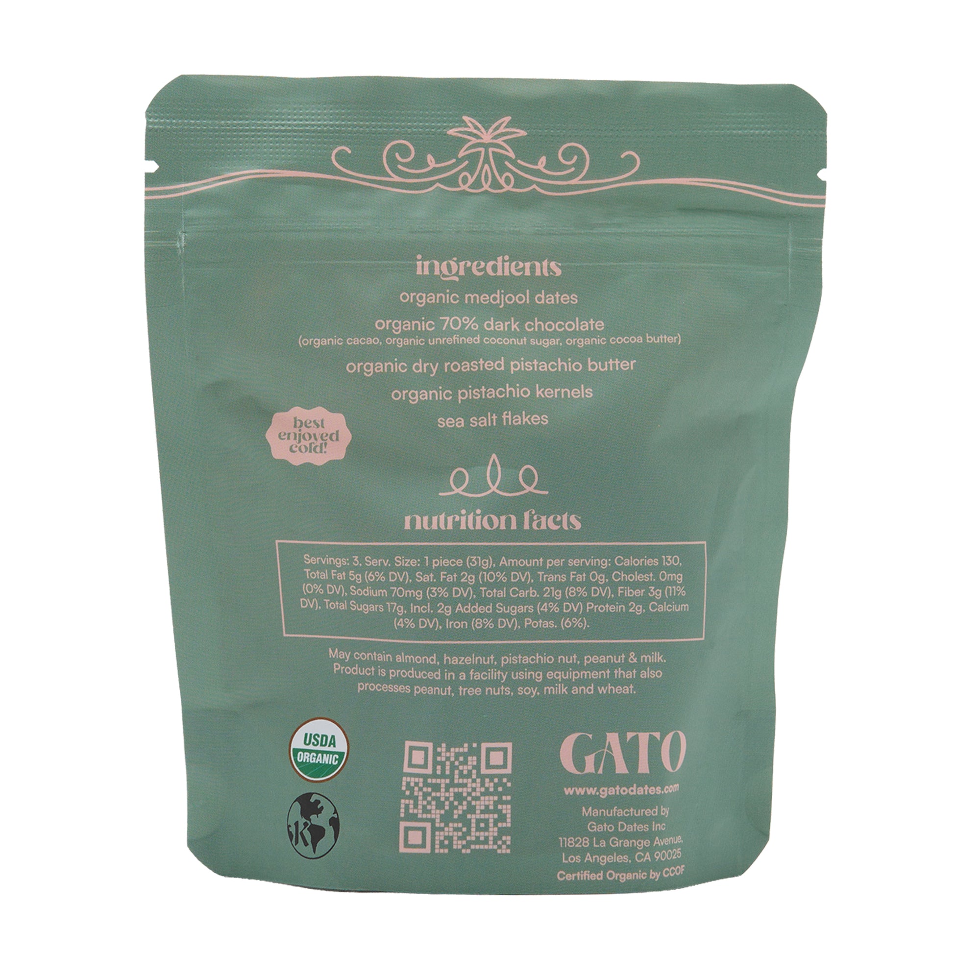 Gato Dates Pistachio Butter