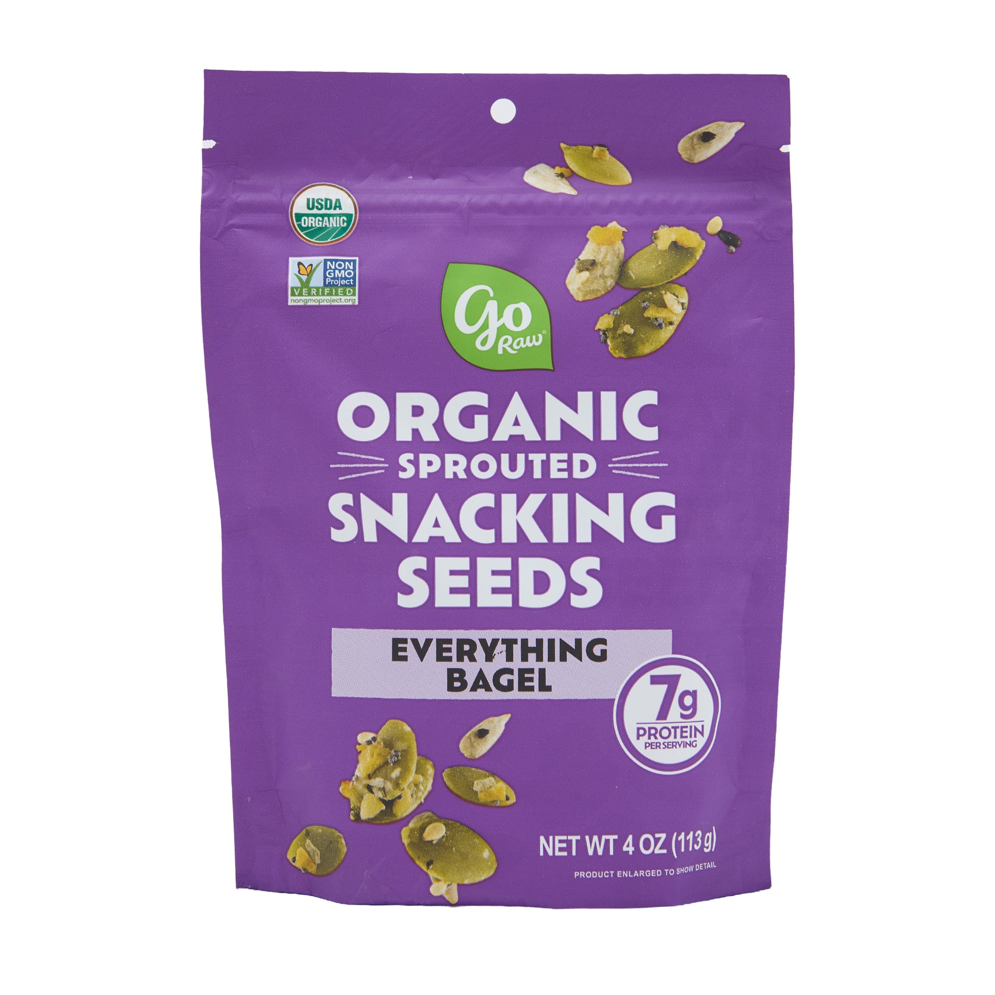 Go Raw Snacking Seeds Everything Bagel