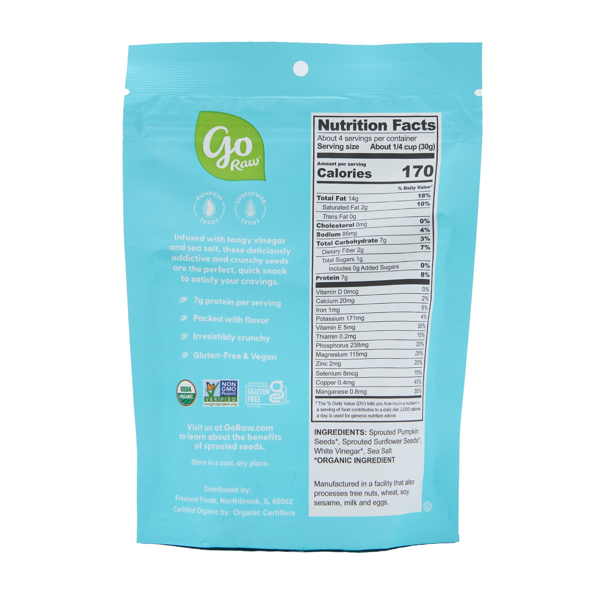 Go Raw Snacking Seeds Salt & Vinegar
