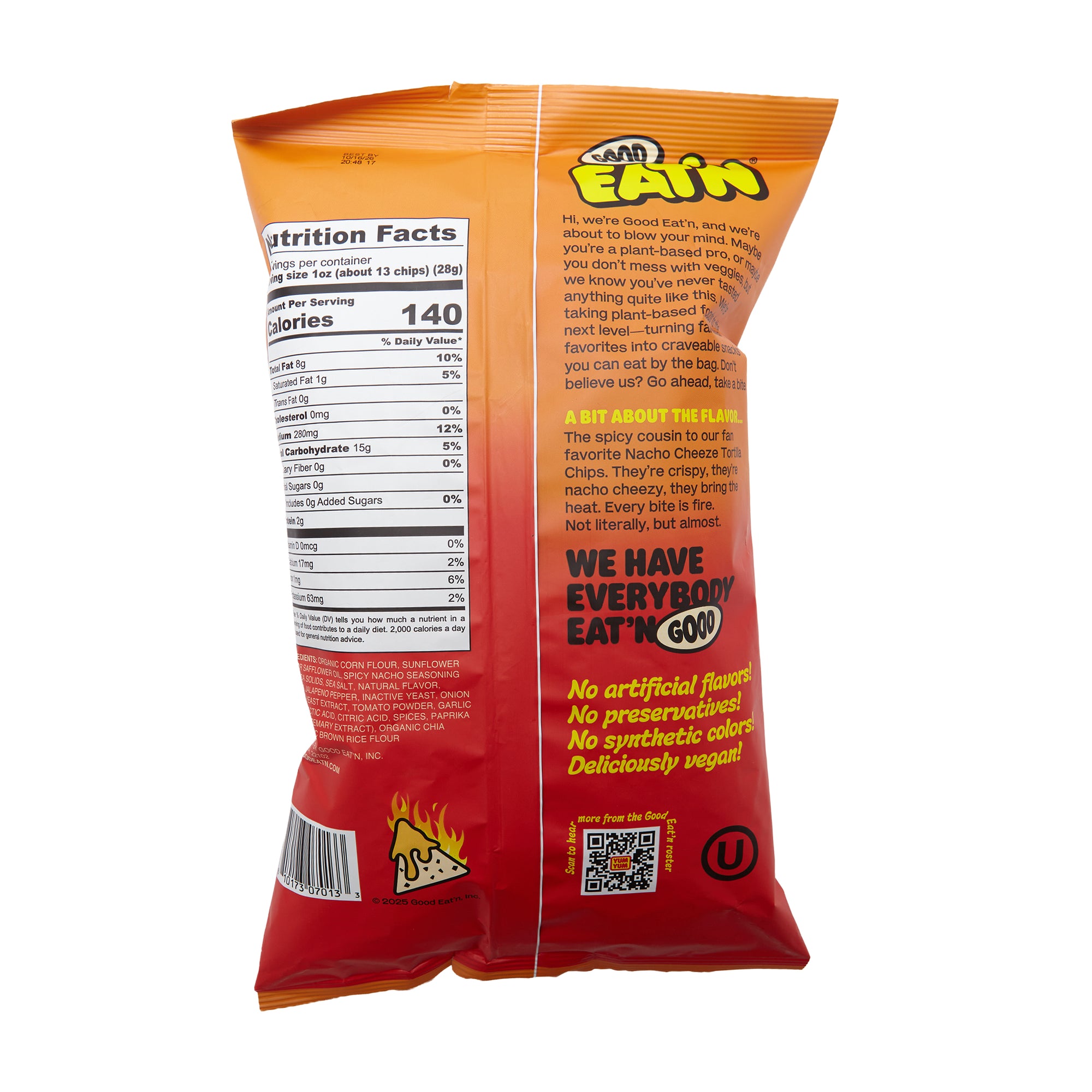 Good Eatn Tortilla Chips Spicy Nacho