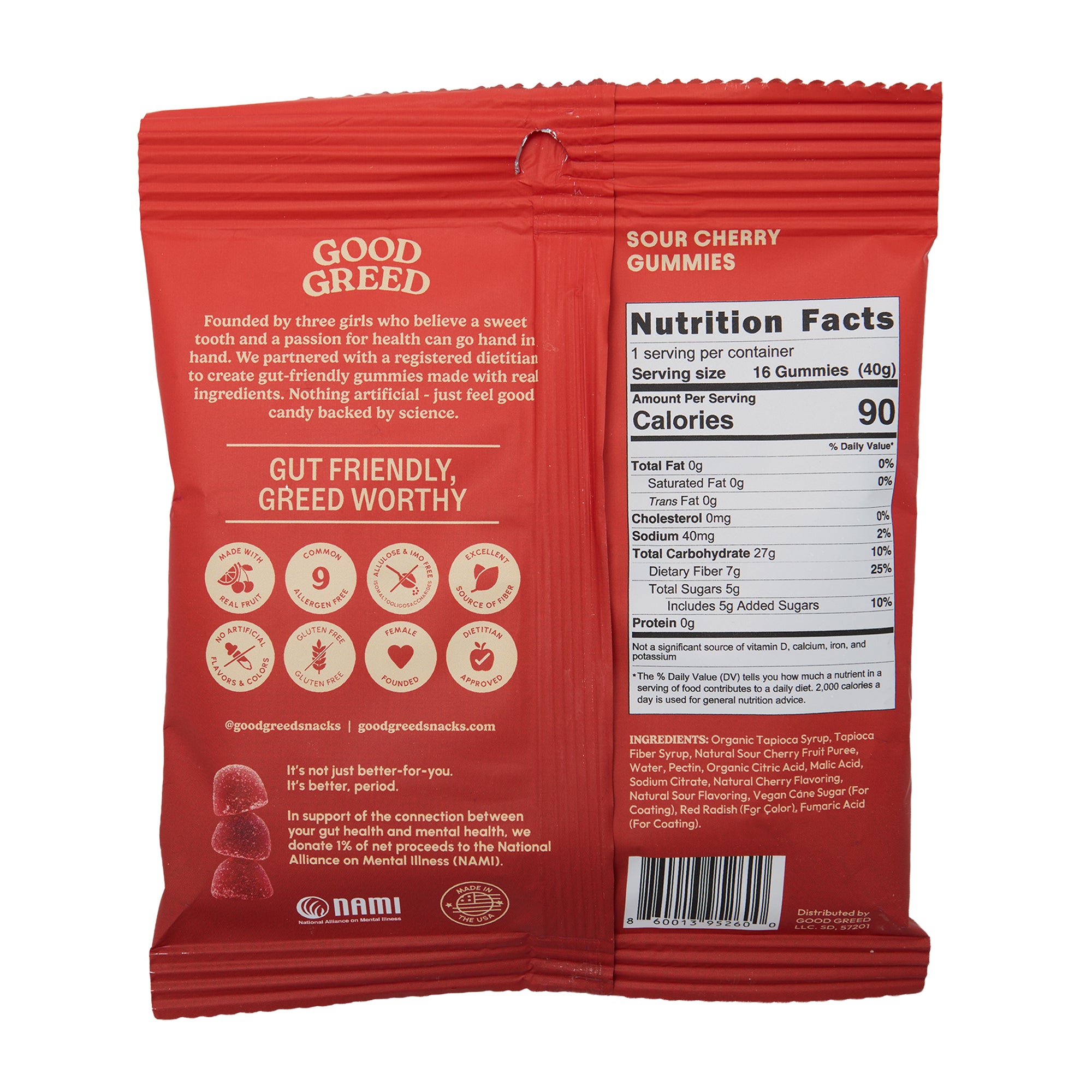 Good Greed Gummy Candy Sour Cherry