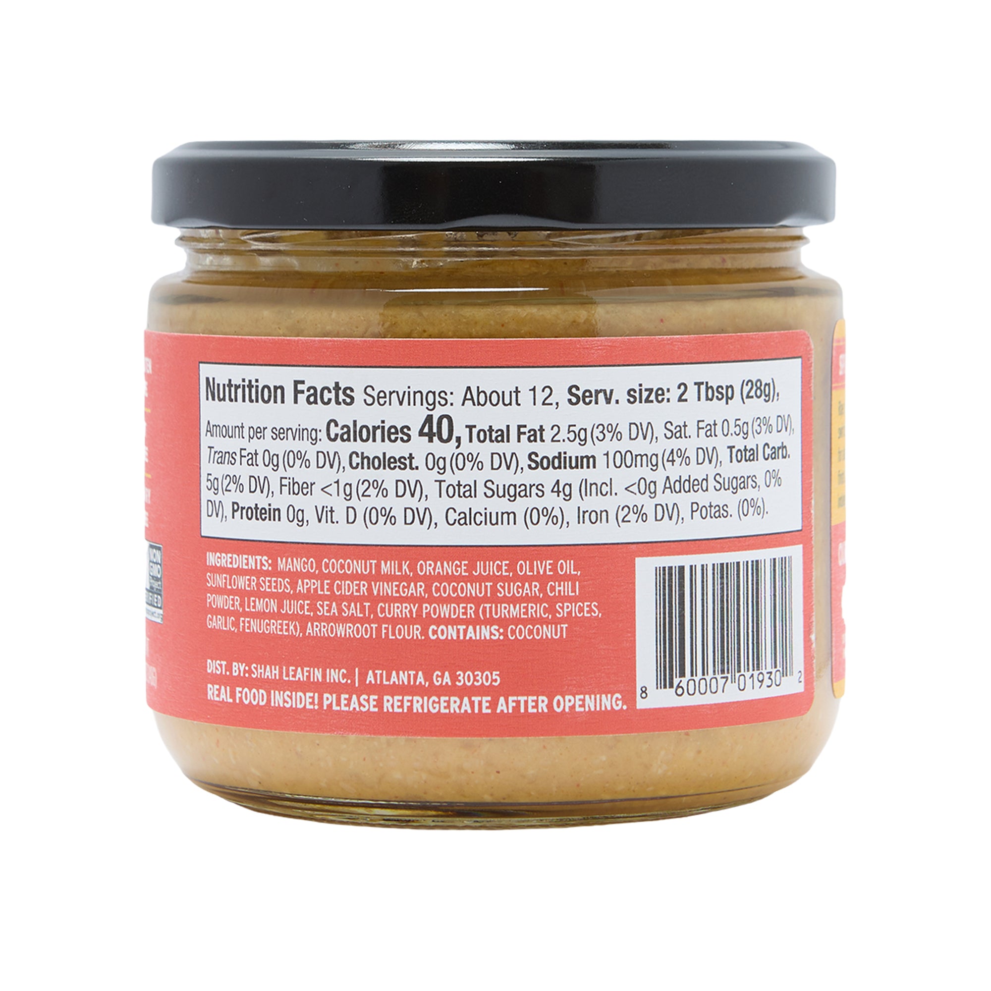 Growee Foods Dip Spiced Mango