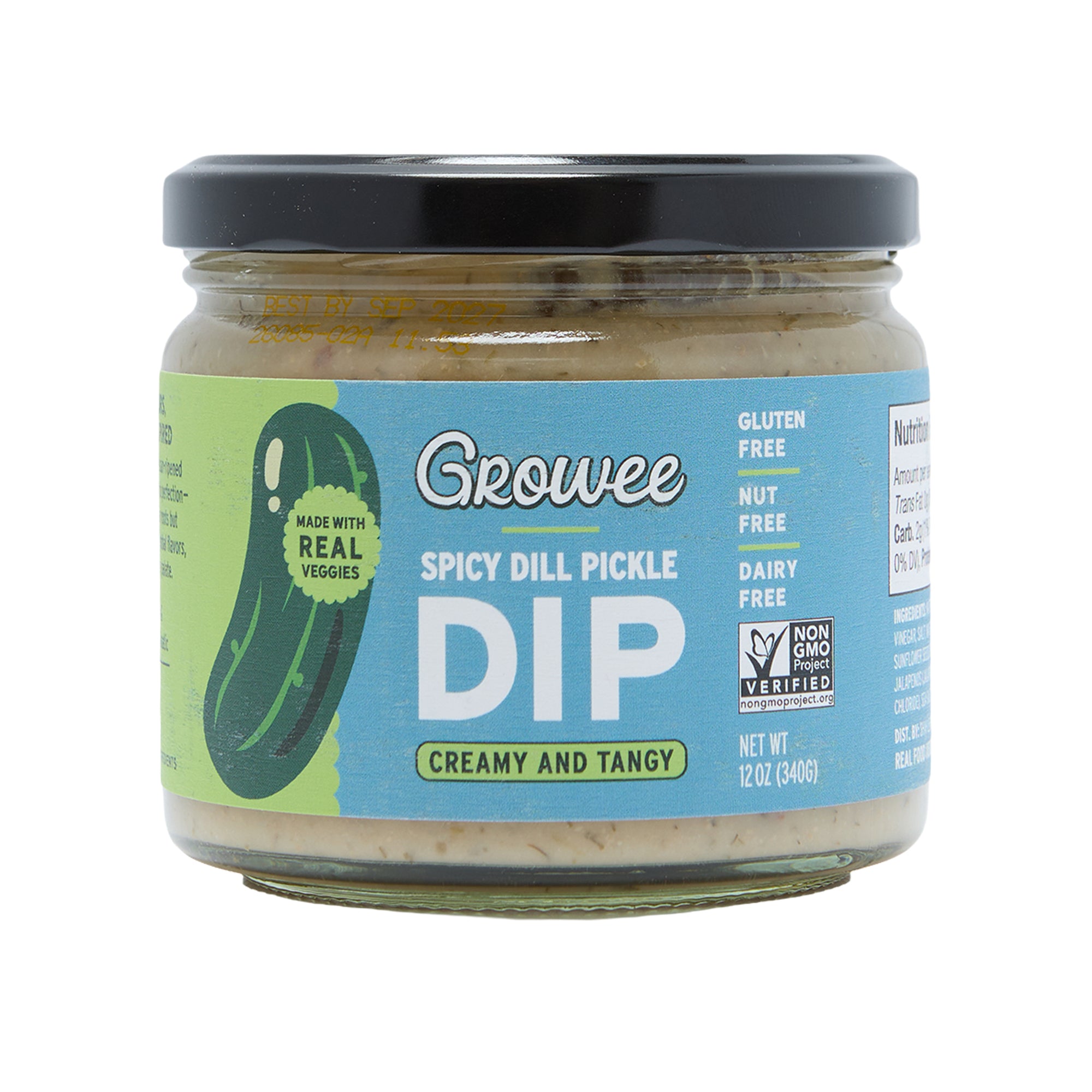 Growee Foods Dip Spicy Dill Pickle
