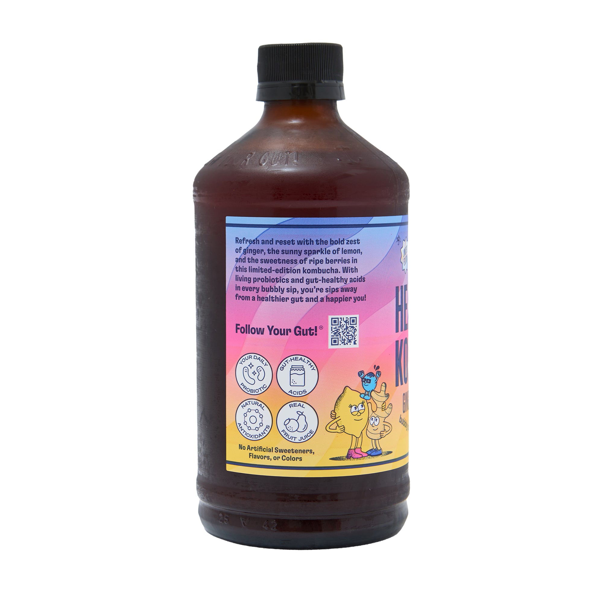 Health Ade Kombucha Ginger Lemon Berry