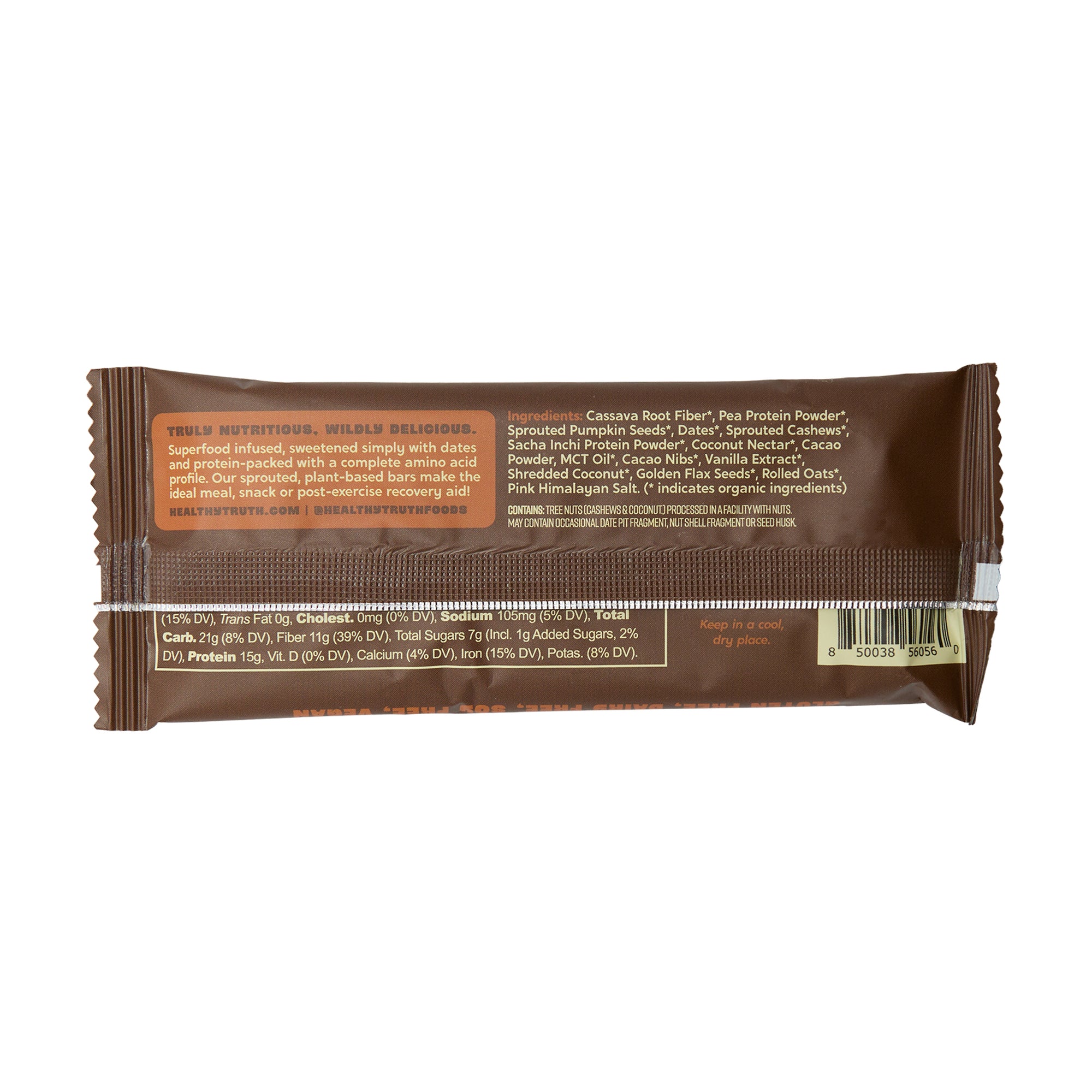 Healthy Truth Protein Bar Chocolate Sea Salt