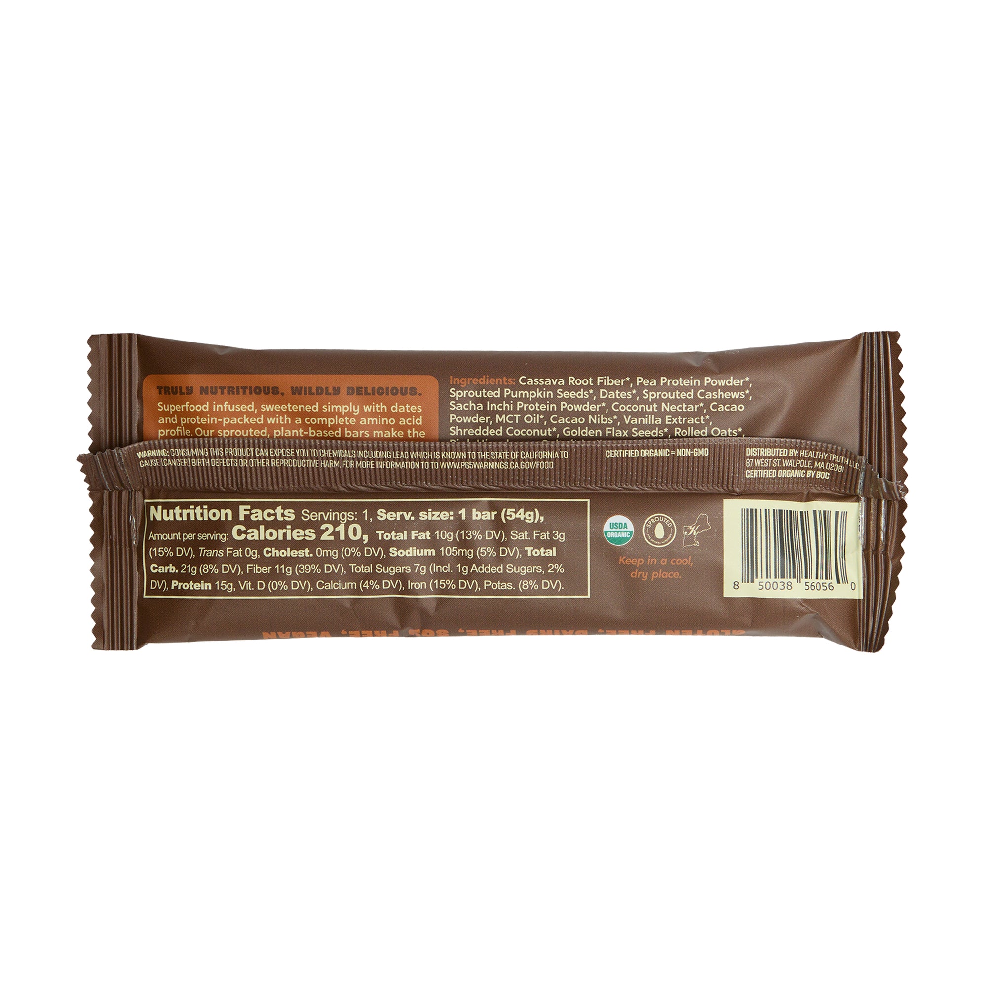 Healthy Truth Protein Bar Chocolate Sea Salt