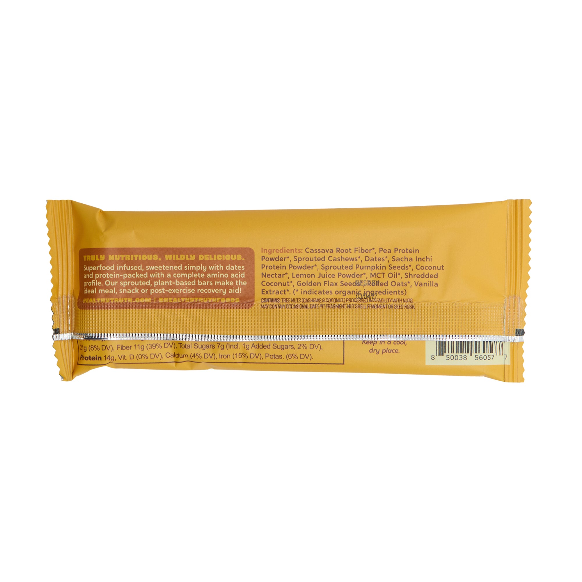 Healthy Truth Protein Bar Lemon Coconut