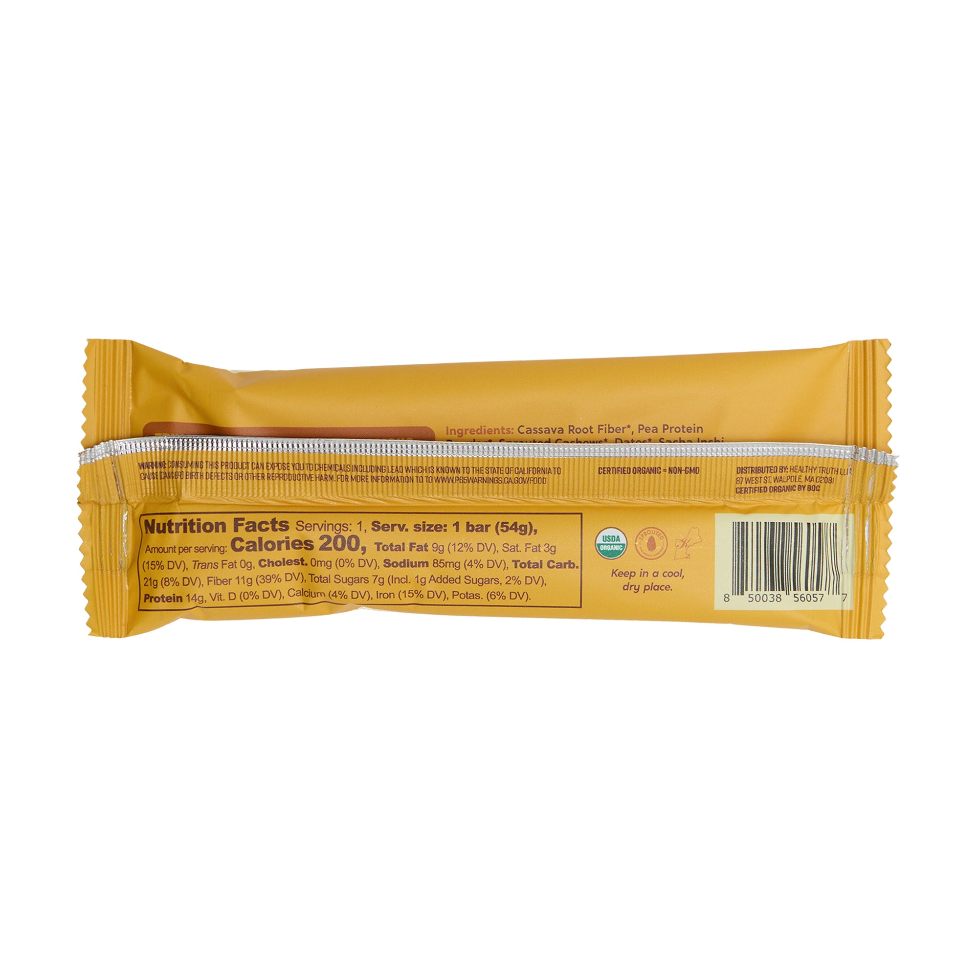 Healthy Truth Protein Bar Lemon Coconut